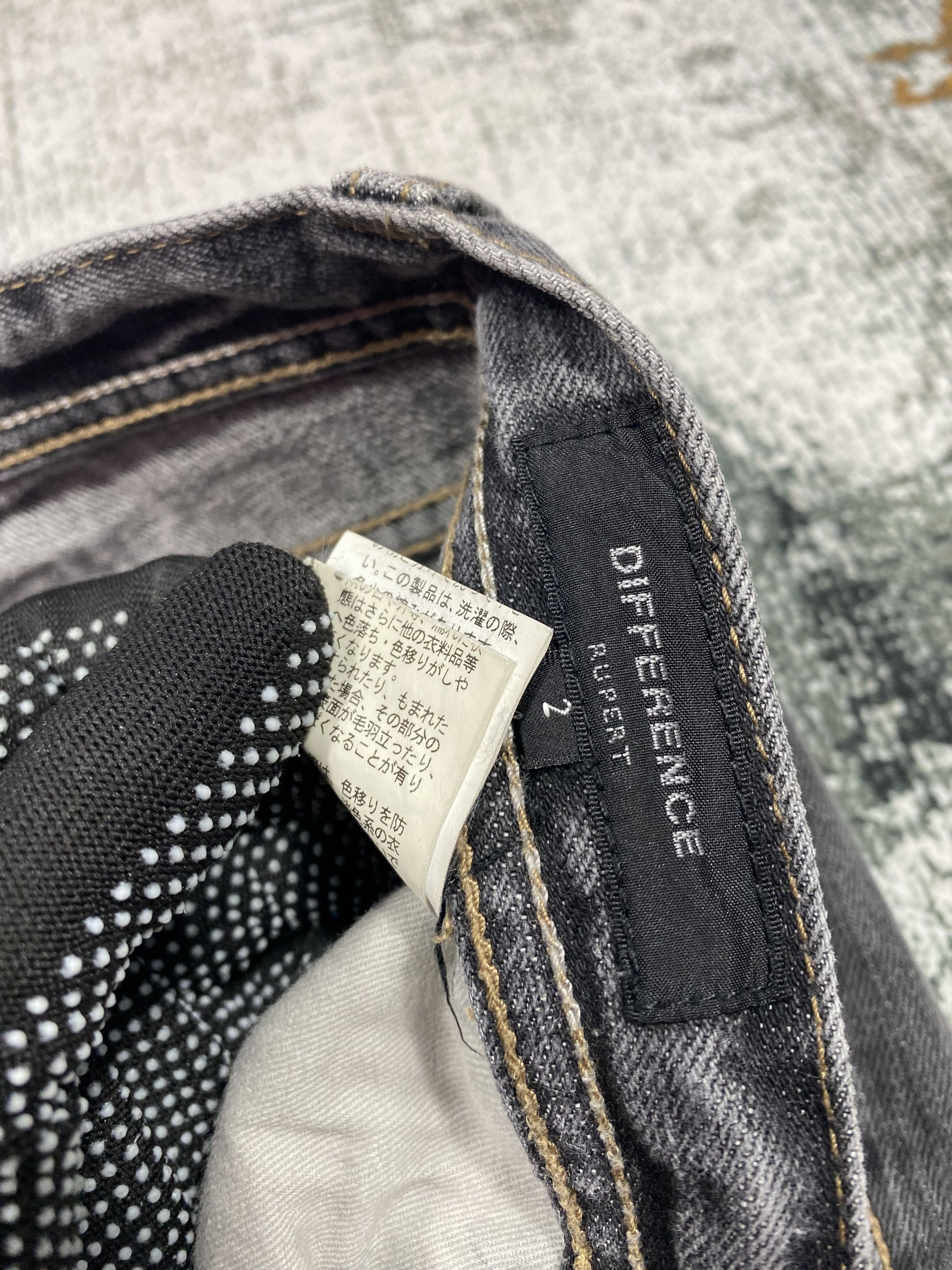 Japanese Brand SICKS💥Japanese Different Rupert Faded Low Rise Distressed Size US 30 / EU 46 - 7 Thumbnail