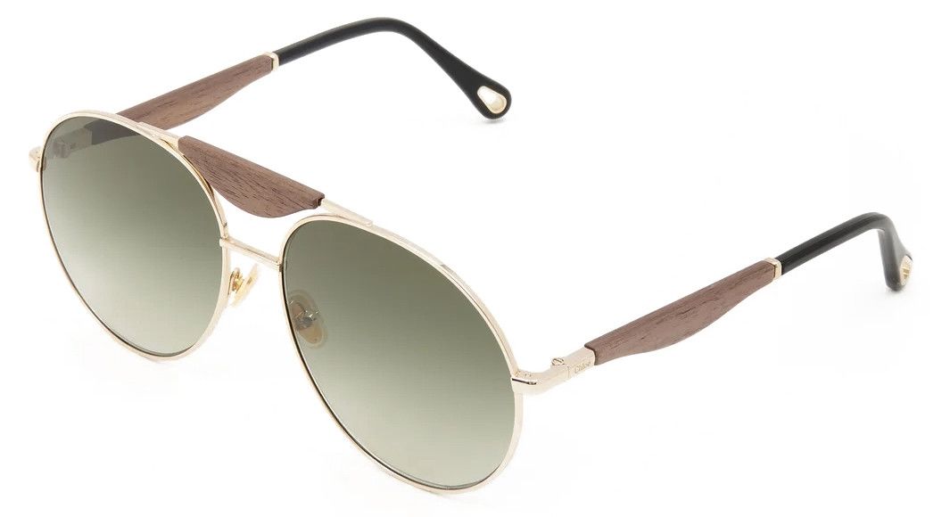 Chloe o1loc1c1024 Size: OS / Melia Sunglasses in Grad Green/Brown Size ONE SIZE - 1 Thumbnail