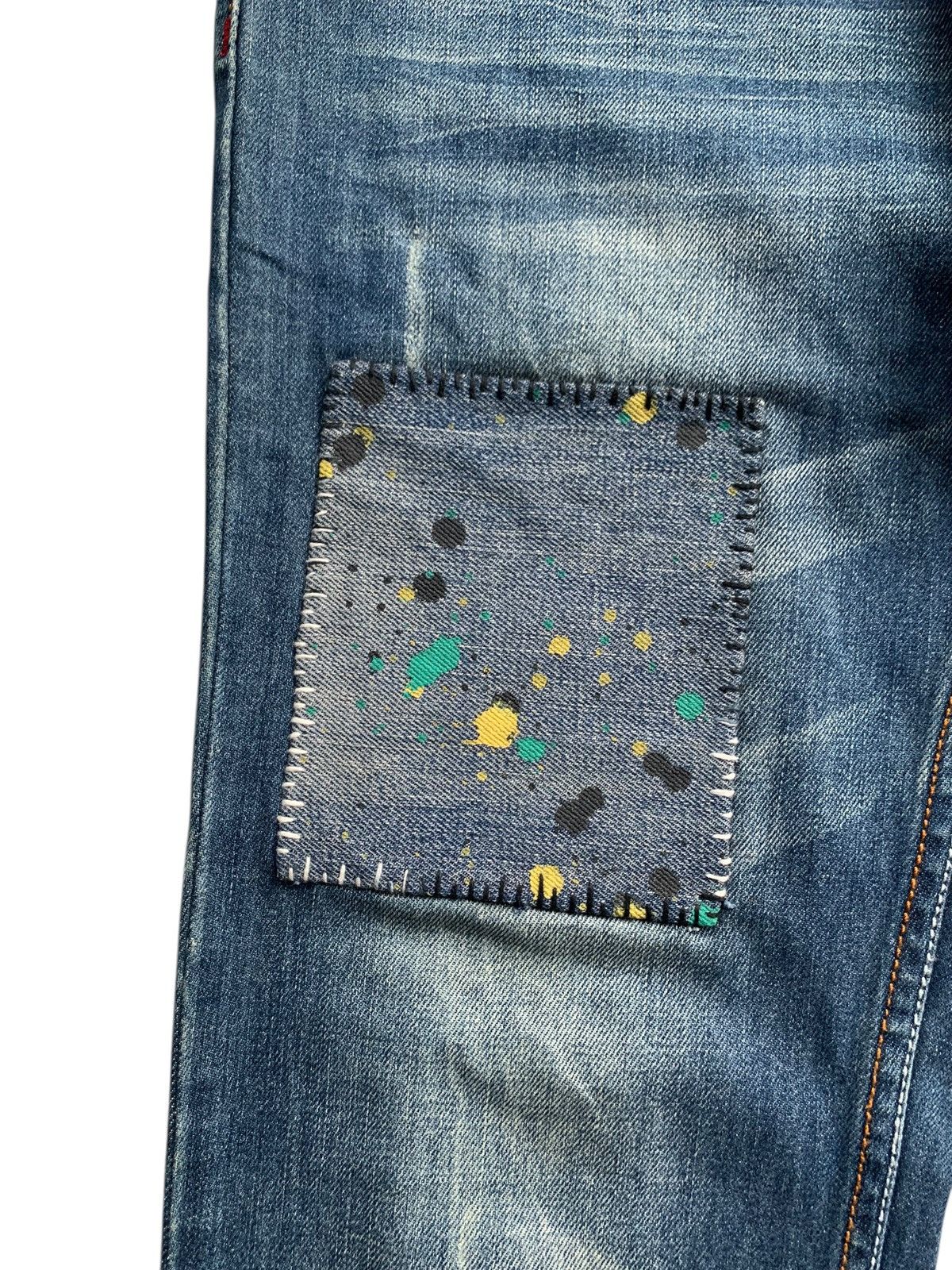 Dsquared2 DSQUARED2 DENIM PATCHWORDS CUSTOM RARE MADE IN ITALY Size US 32 / EU 48 - 15 Thumbnail