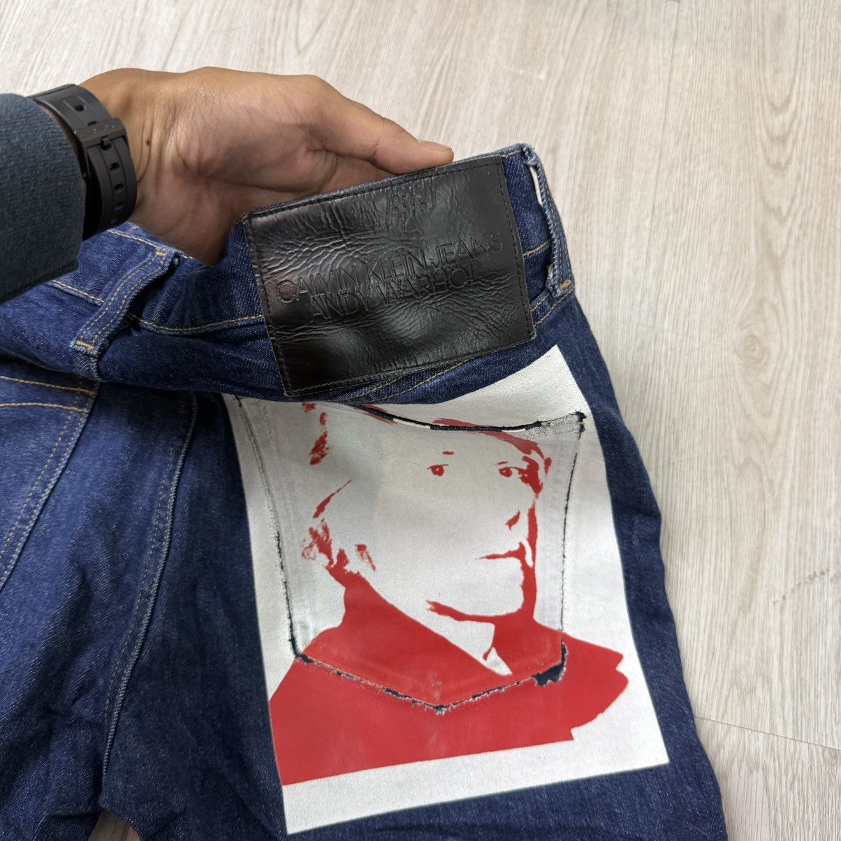 Andy Warhol × Calvin Klein 205W39NYC CALVIN KLEIN x ANDY WARHOL denim pants art Size US 32 / EU 48 - 4 Thumbnail