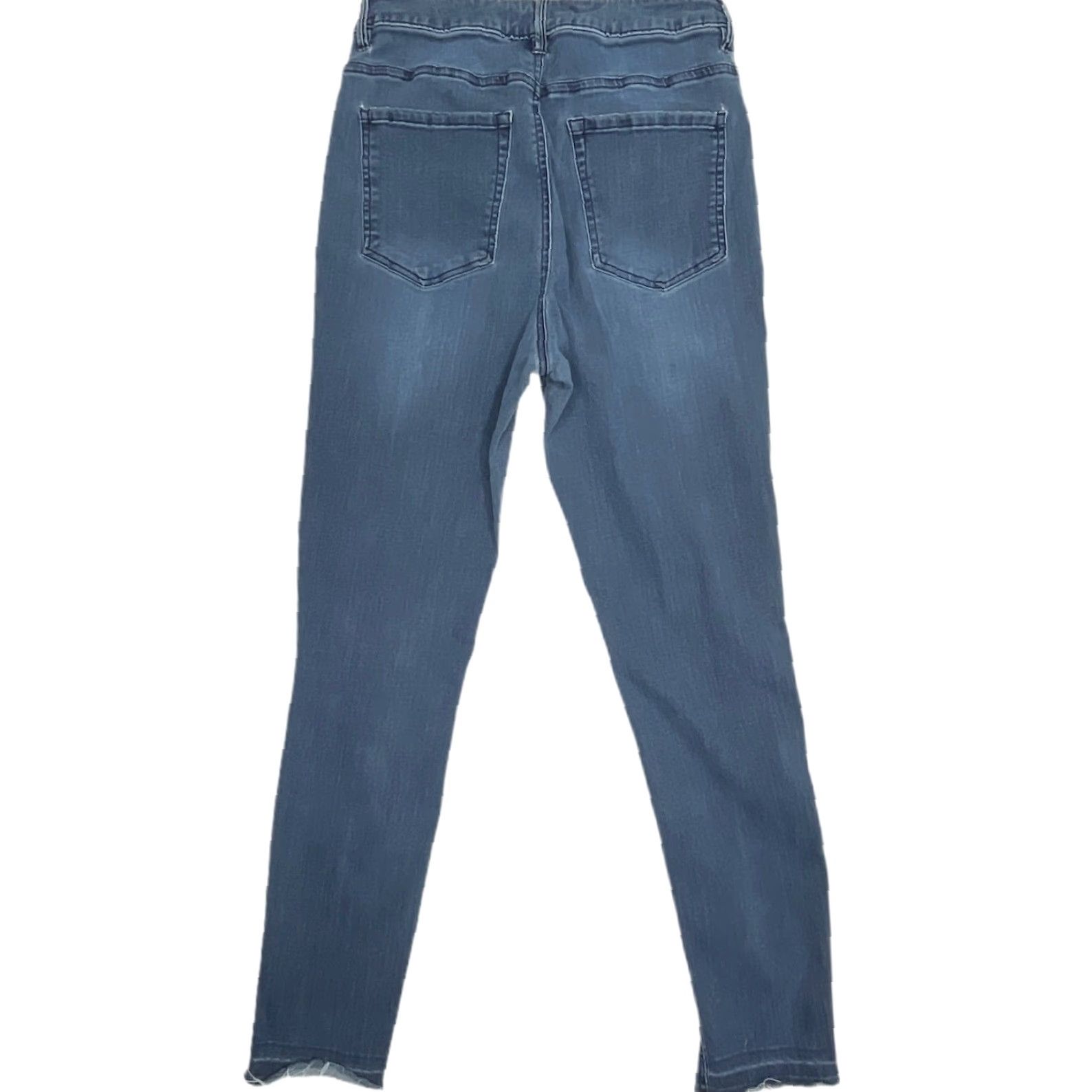 Vintage Harper Jeans Women Skinny 29 Dark Wash Blue Denim High Rise 26 In Inseam Belt Loops 5-Pocket Cotton Blend Denim Size 26" / US 2 / IT 38 - 2 Thumbnail