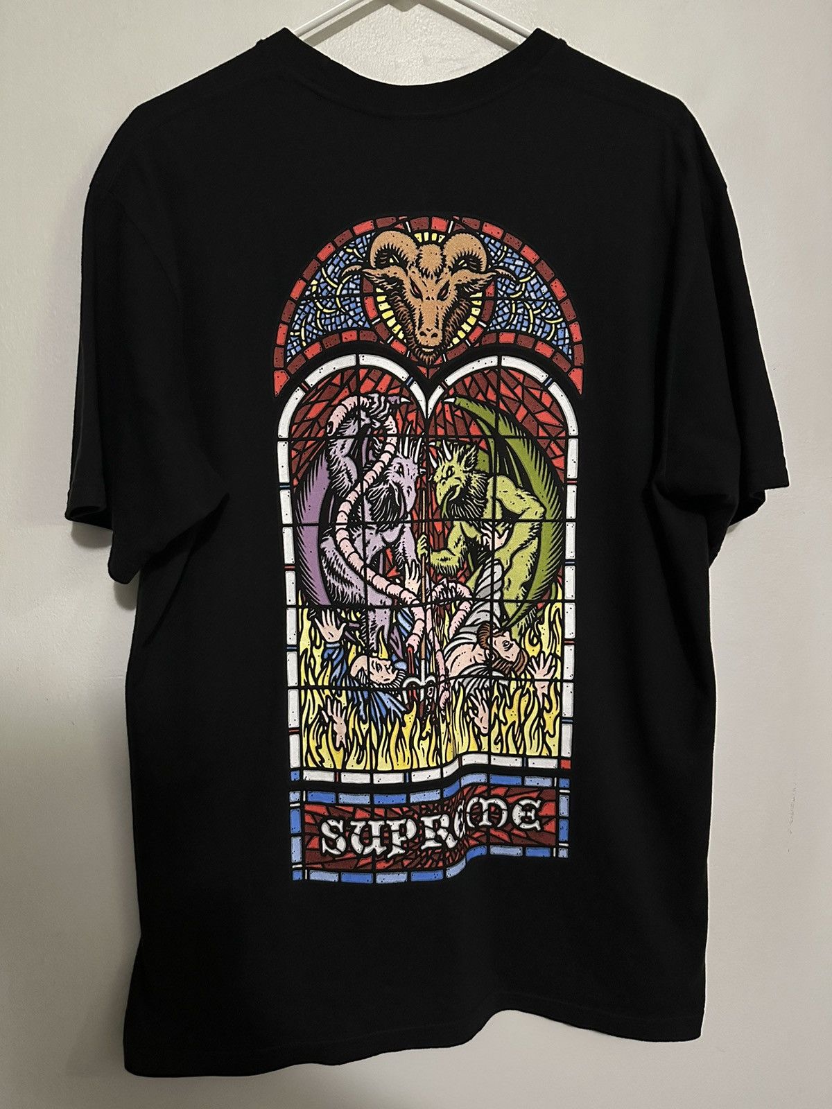 Supreme Supreme Worship Tee Size US L / EU 52-54 / 3 - 1 Thumbnail