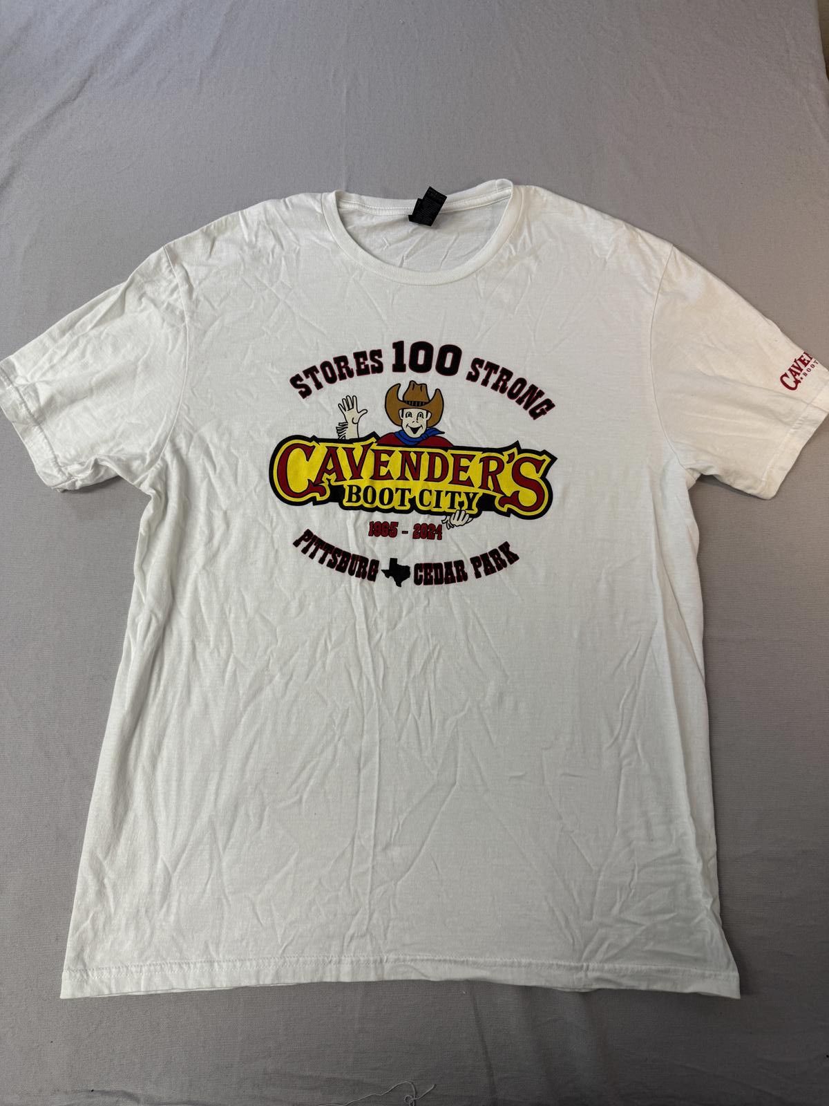 Gildan Cavenders Boot City T-shirt Worker Tee Stores 100 Strong L Size US L / EU 52-54 / 3 - 1 Thumbnail