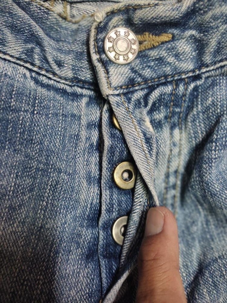 Japanese Brand × Jean × Vintage VINTAGE JAPANESE BRAND JEANS MUD WASH FADED Size US 33 - 5 Thumbnail