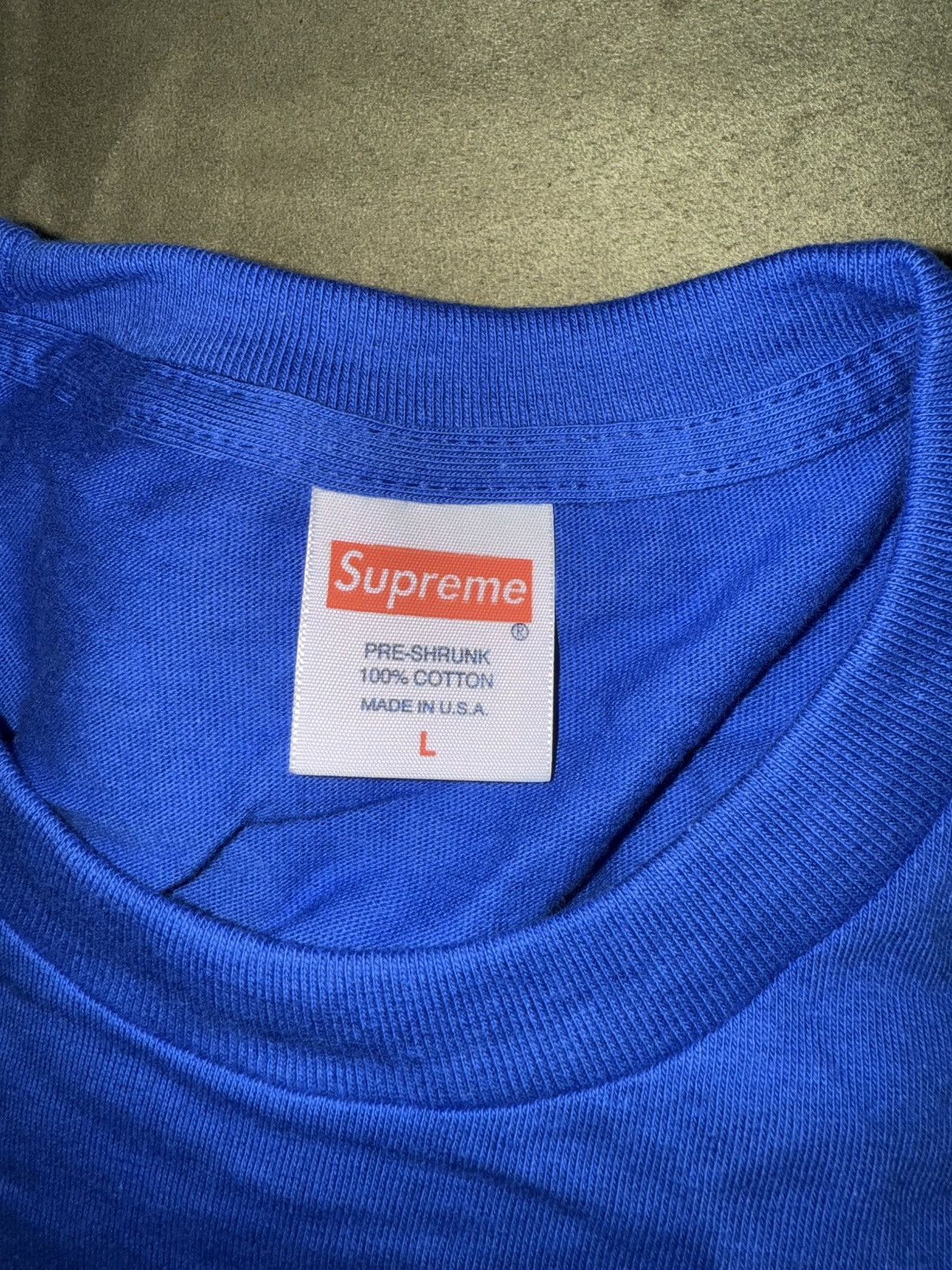 Supreme New SUPREME L/S TShirt blank AUTHENTIC large long sleeve tee Size US L / EU 52-54 / 3 - 2 Thumbnail