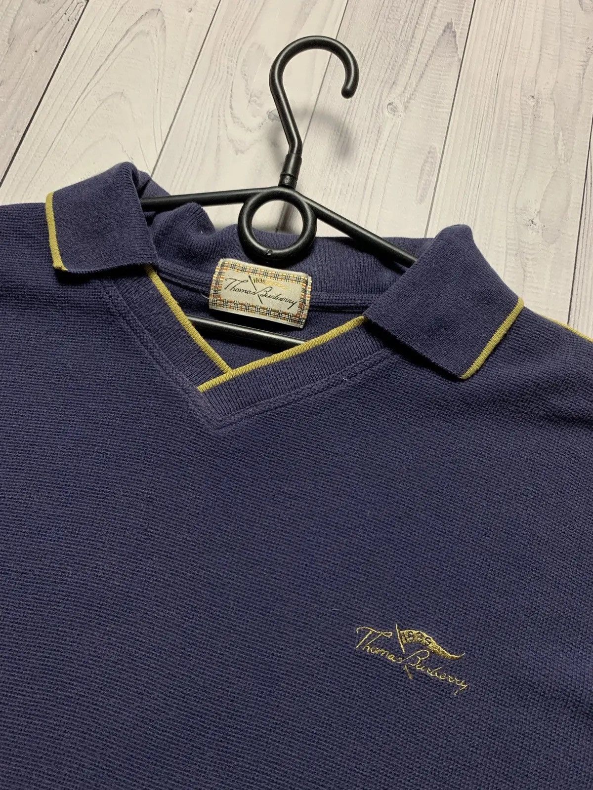 Burberry Vintage Long sleeve Thomas Burberry sweater XL Size US XL / EU 56 / 4 - 3 Thumbnail