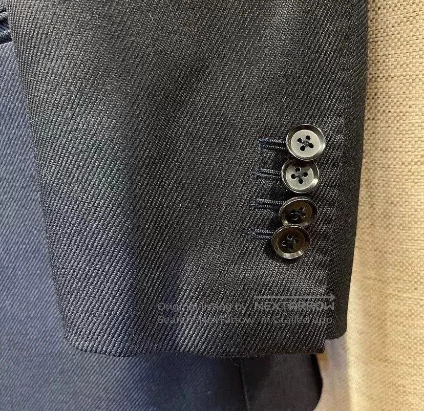 Ring Jacket navy blue tailored suit jacket for men. Size US M / EU 48-50 / 2 - 4 Thumbnail