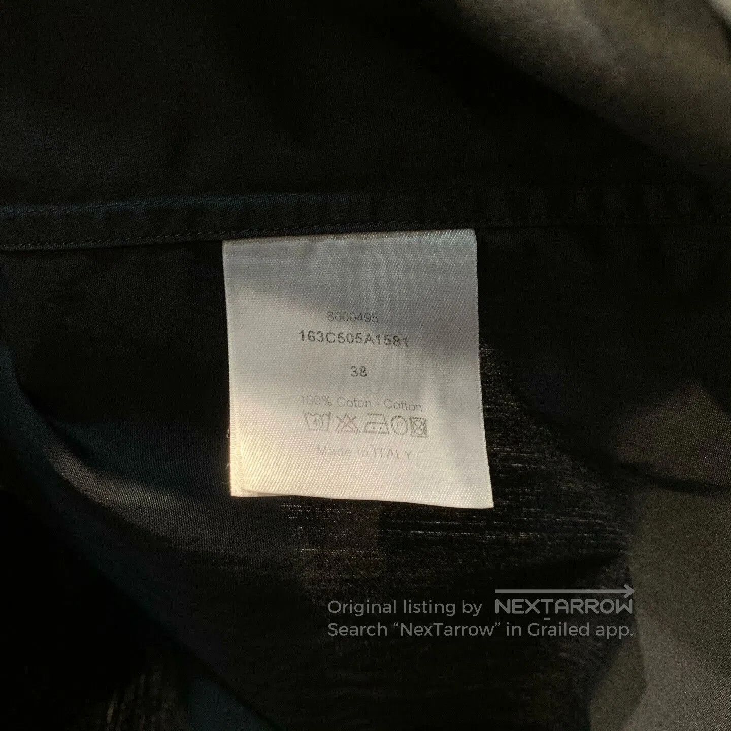 Dior classic black button-up shirt by Dior. Size US M / EU 48-50 / 2 - 8 Thumbnail