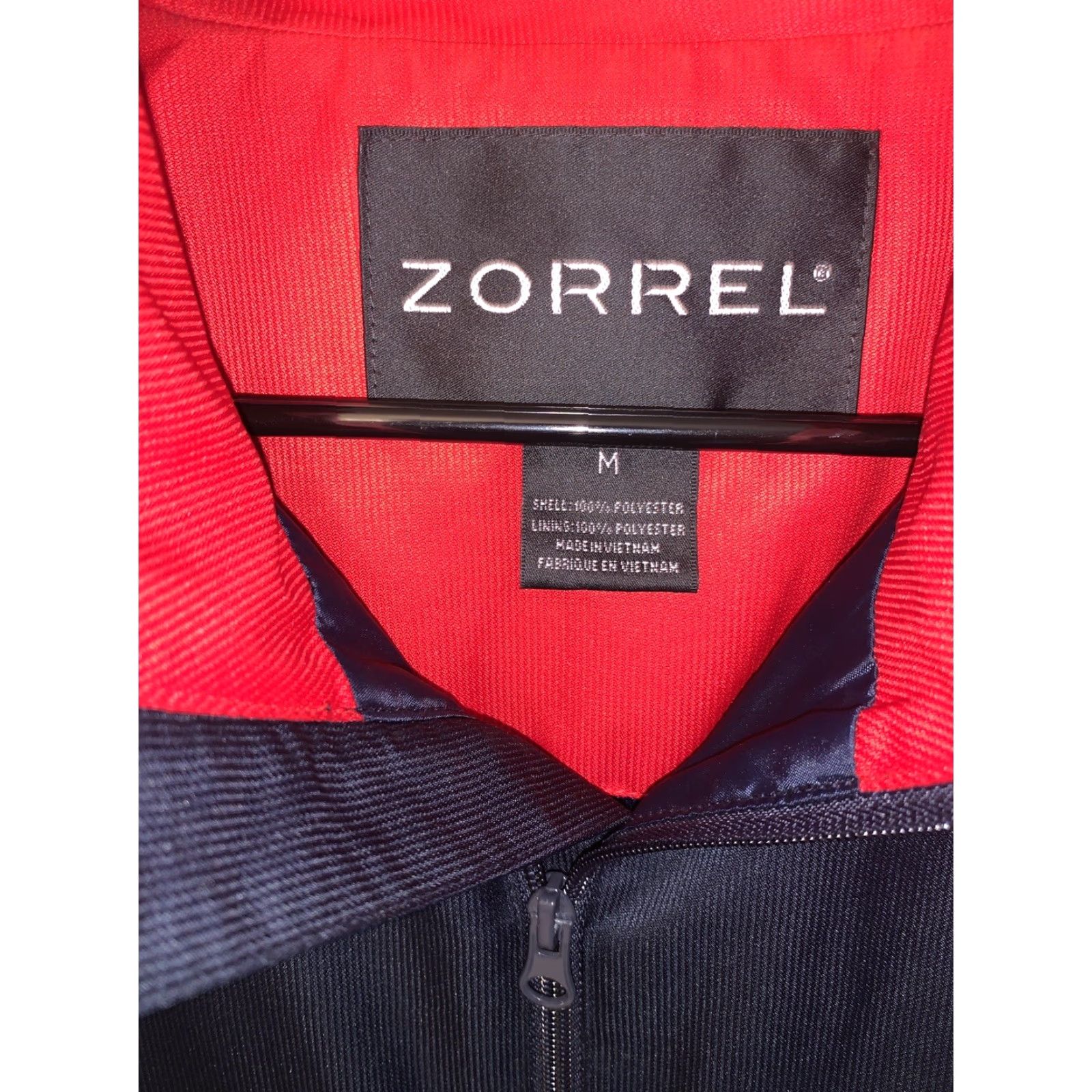 Vintage ZORREL Windbreaker Jacket Mens Size M Blue Logo Embroidered Zip Full Zip Nylon 100% Polyester Lining Vintage? No 80s 90s Outdoor Casual Size US M / EU 48-50 / 2 - 2 Thumbnail