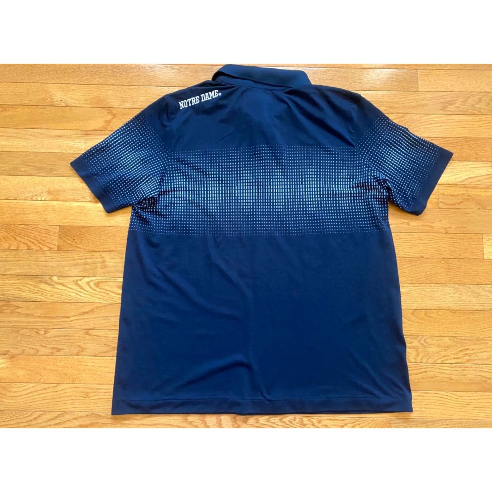 Adidas Adidas CLIMACOOL Golf Polo Notre Dame Blue Shirt Mens XL Size US XL / EU 56 / 4 - 2 Thumbnail