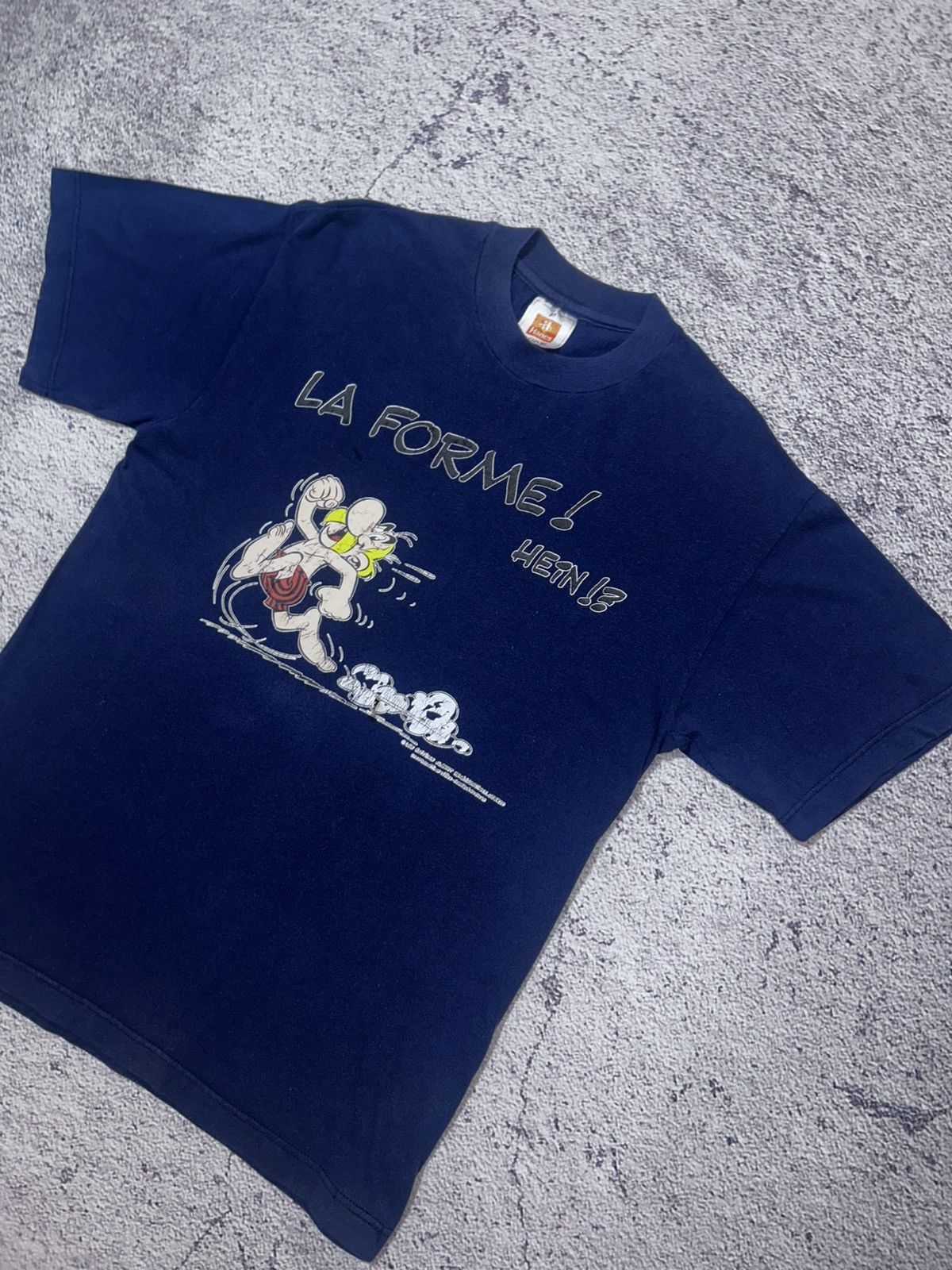 Hanes Vintage 90s Asterix & Obelix “La Forme! Hein” Tee by Hanes Size US M / EU 48-50 / 2 - 2 Thumbnail
