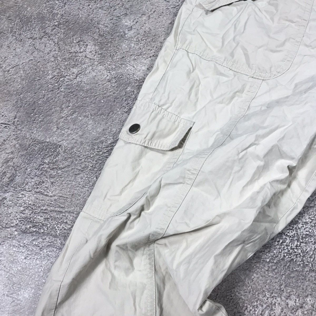 Vintage Vintage 90s Baggy Cargo Pants Distressed Parachute Grunge 30 Size 30" / US 8 / IT 44 - 3 Thumbnail