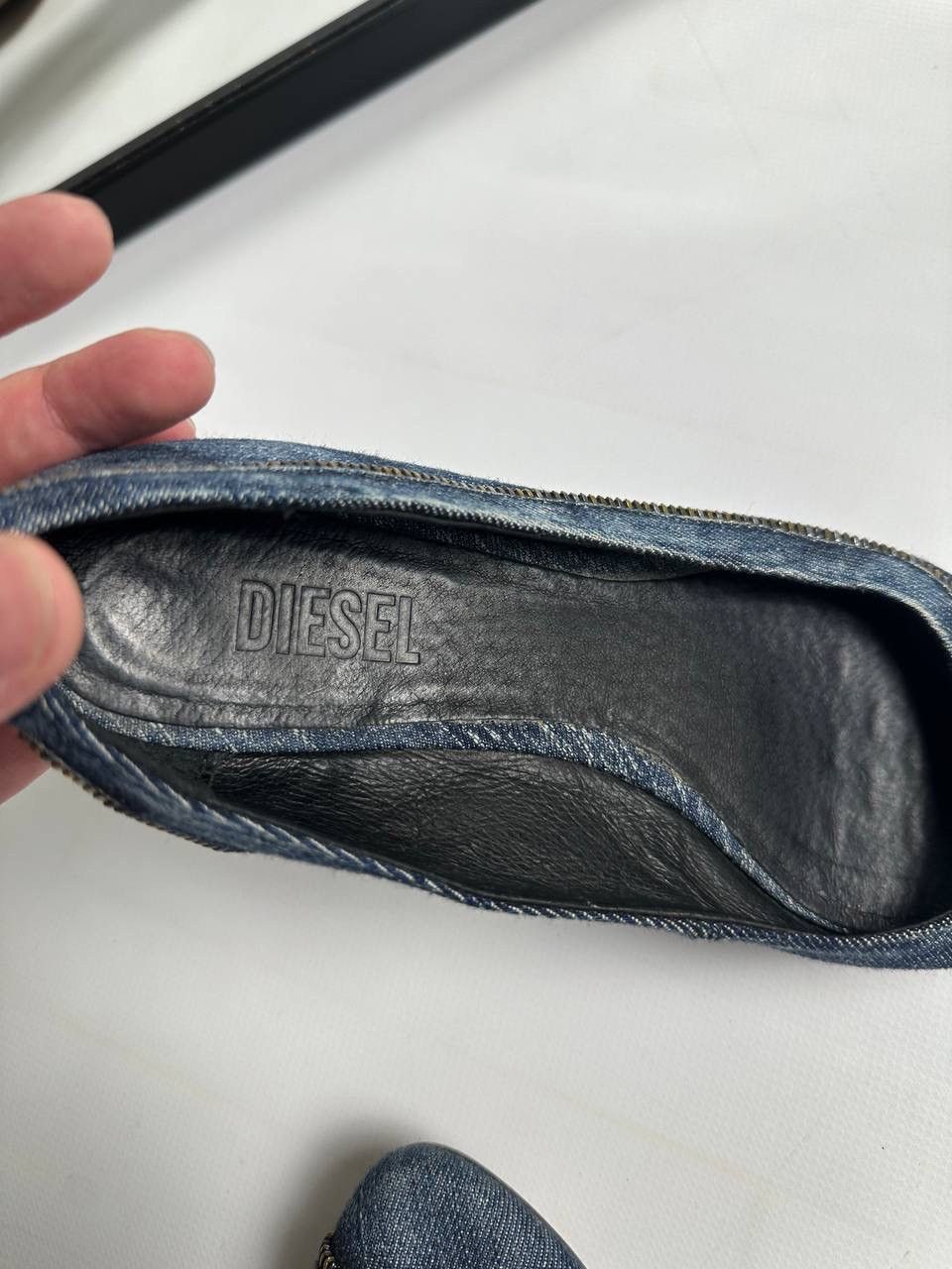 Diesel Vintage Diesel AvantGarde Denim Ballet Flats Size US 8 / IT 38 - 13 Thumbnail