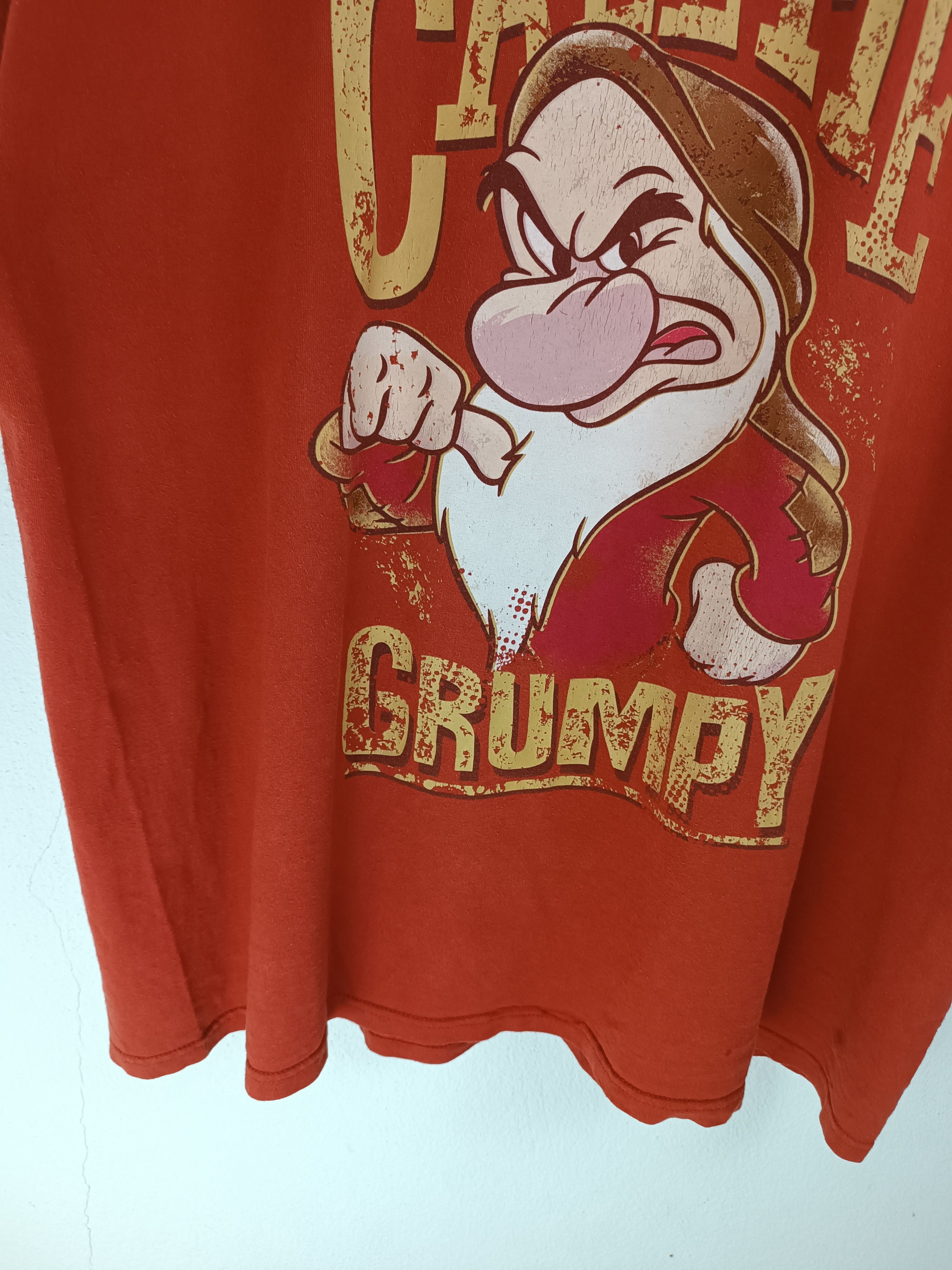 Disney GRUMPY THE DWARF FROM SNOW WHITE AND THE 7 DWARF TEE Size US XL / EU 56 / 4 - 11 Thumbnail