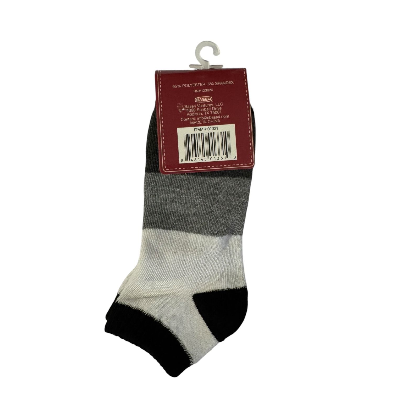 Other Campton & Co. Women’s Gray Striped Ankle Socks 9 to 11 NWT Size ONE SIZE - 2 Thumbnail