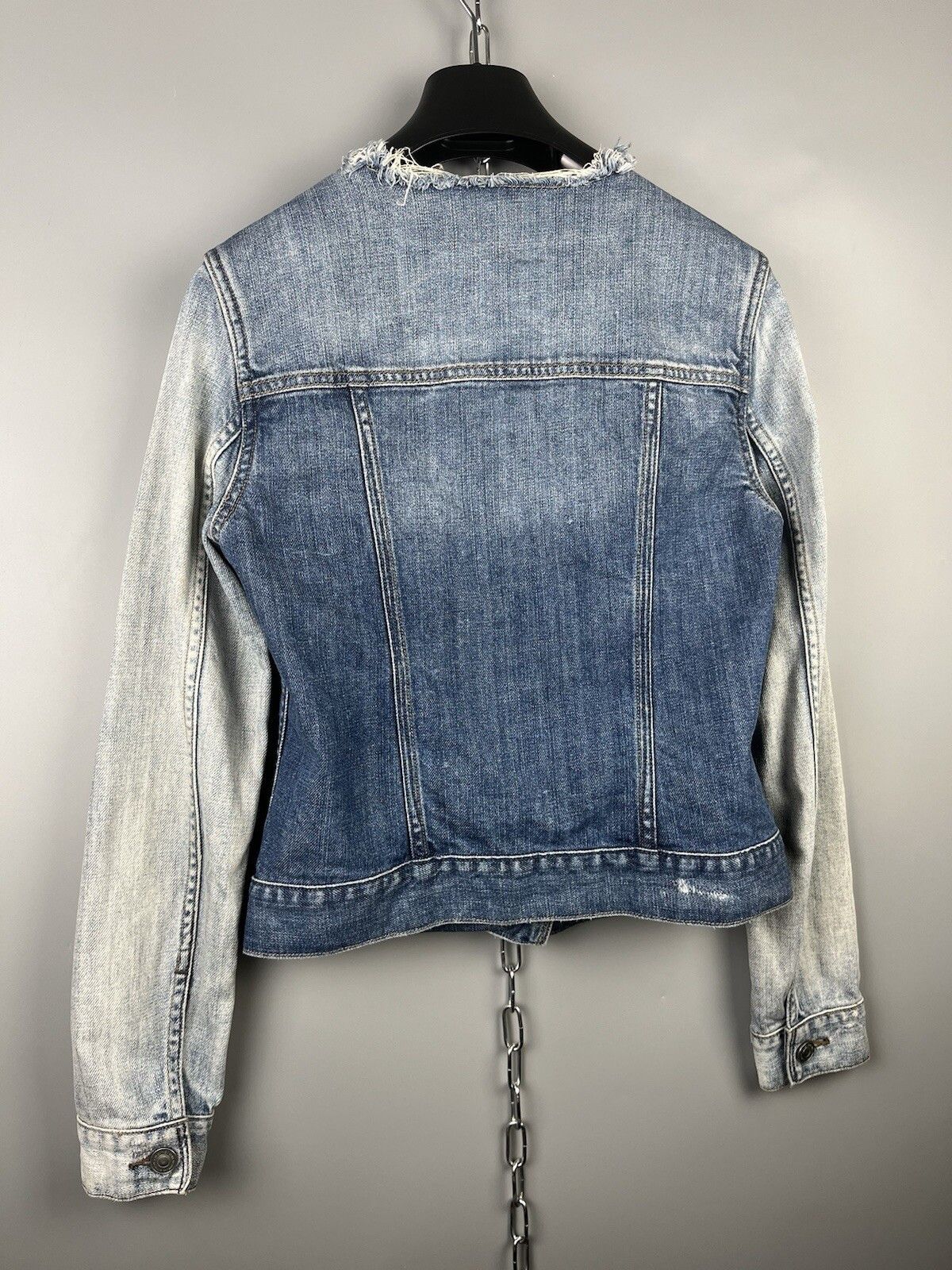 Allsaints Allsaints Womens Aya Denim Casual Jacket Size S / US 4 / IT 40 - 11 Thumbnail