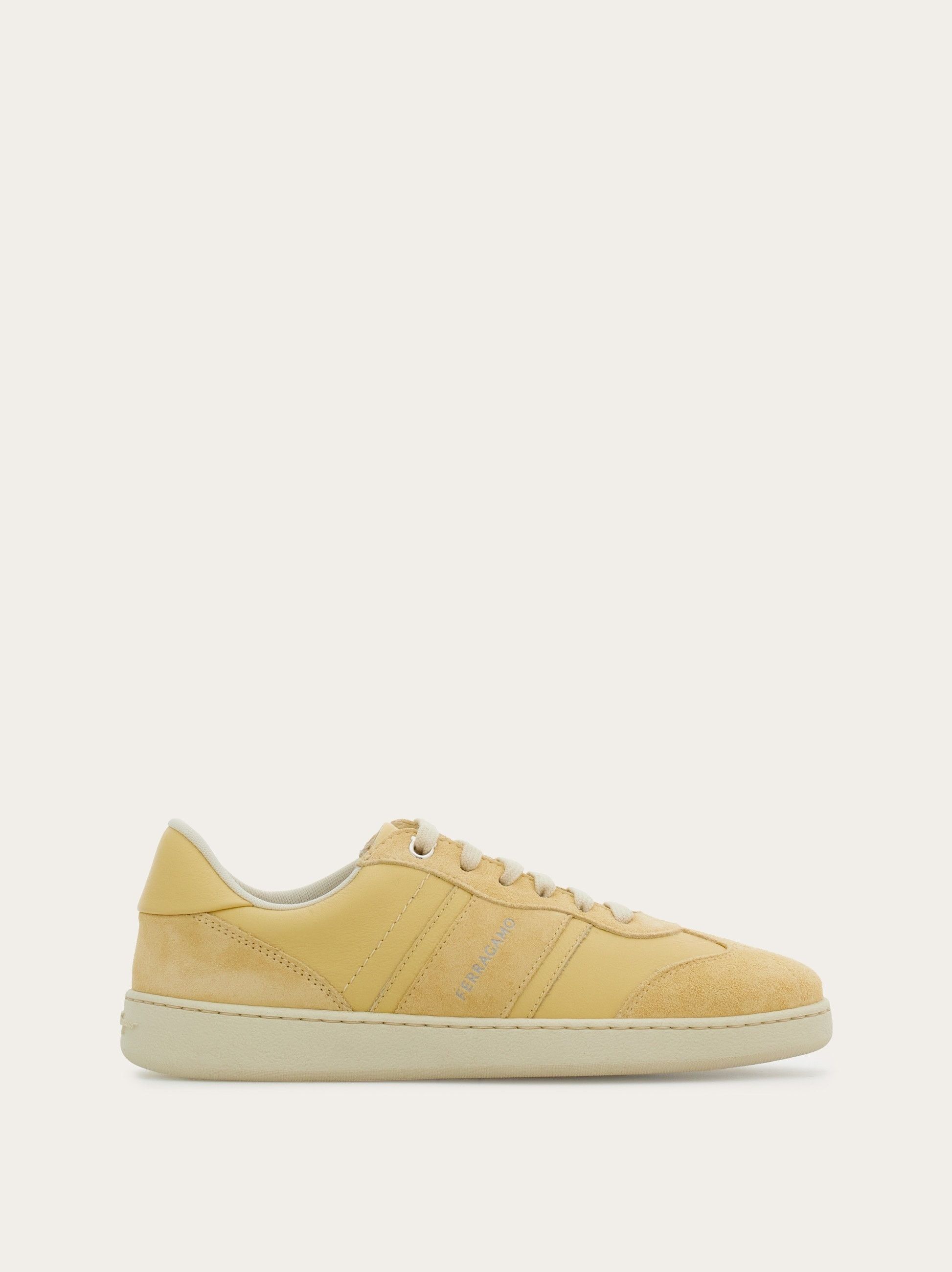 Salvatore Ferragamo o1s1rm0924 Leather Low-Top Sneakers in Butter Size US 6.5 / IT 36.5 - 1 Thumbnail