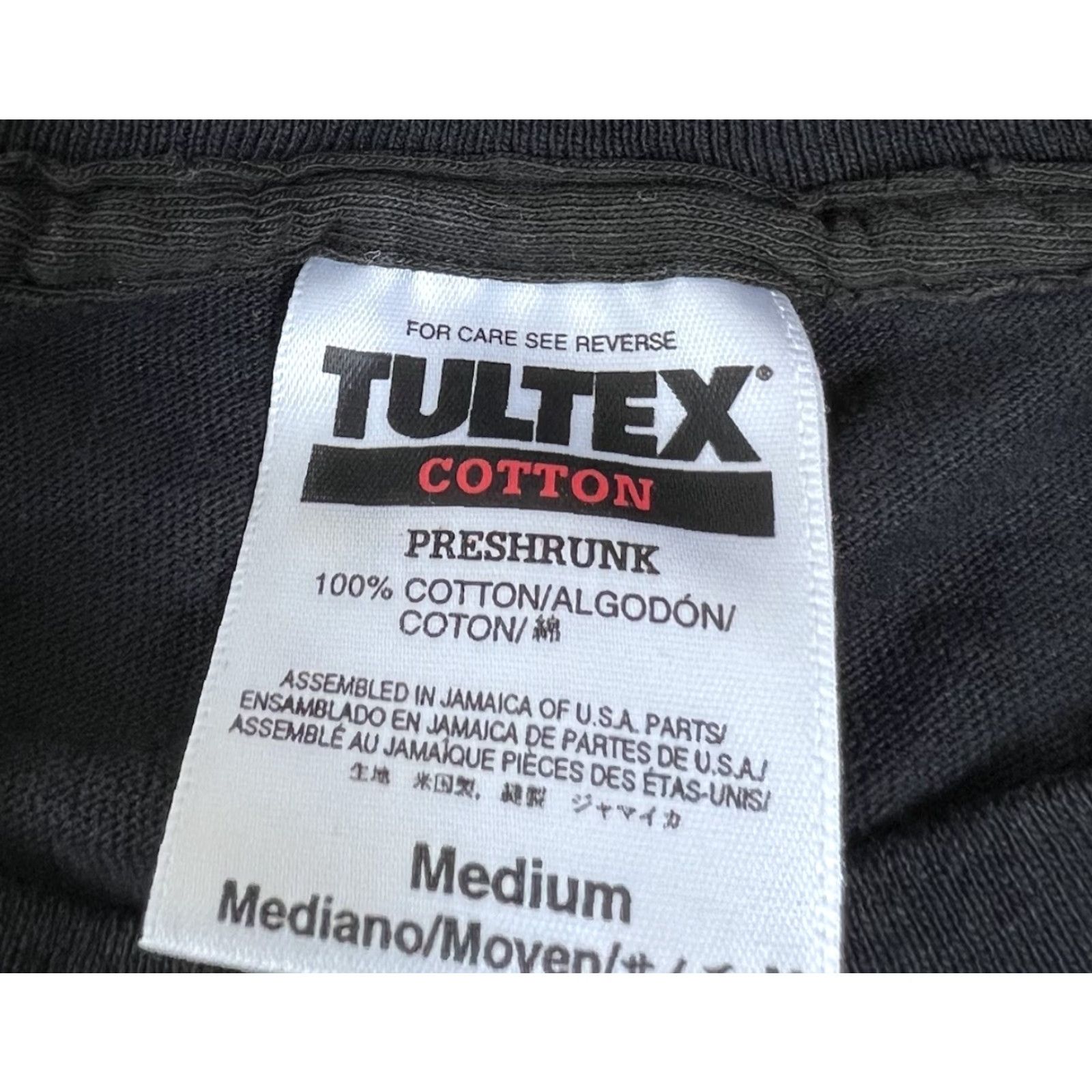 Tultex VINTAGE Tultex Alaska Wolf T Shirt Black 90s Graphic Print Men M Short Sleeve Wolf Grey Size Medium Size US M / EU 48-50 / 2 - 5 Thumbnail