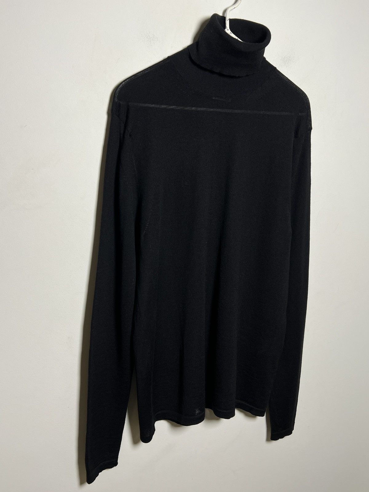 Acne Studios acne studios y2k black wool turtleneck Size US L / EU 52-54 / 3 - 4 Thumbnail