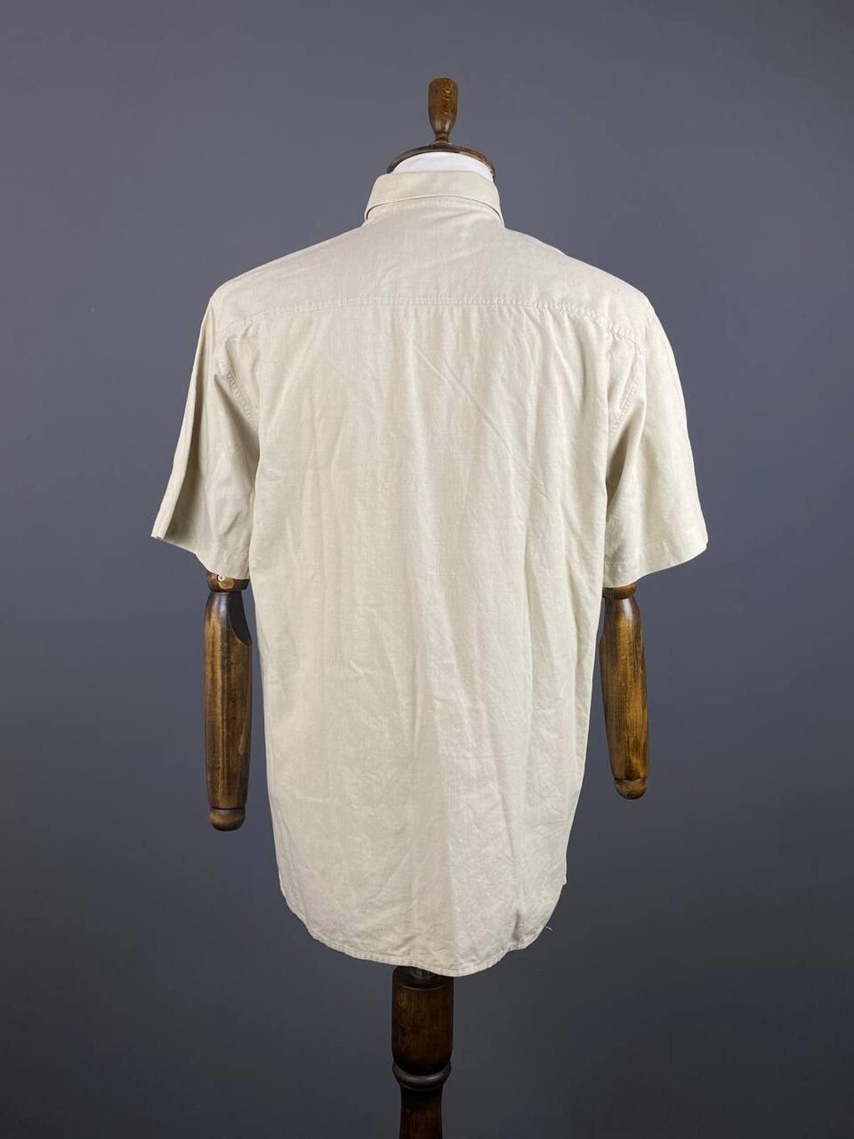 Designer Emilio Adani by Bosch Textil Beige Down Shirt Size M Size US M / EU 48-50 / 2 - 5 Thumbnail