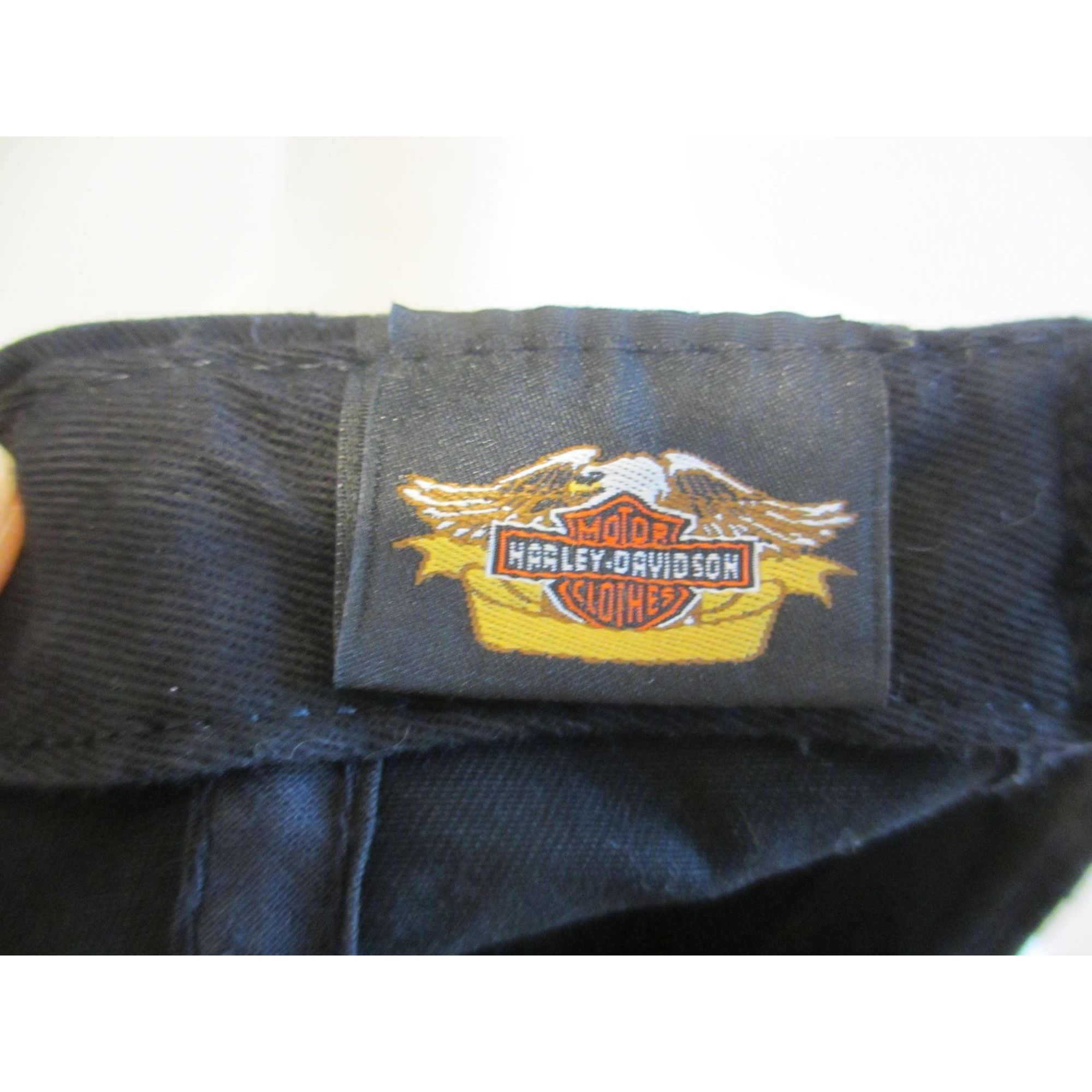 Harley Davidson Harley-Davidson Black 100 Years Of Great Motorcycles Basebal Size ONE SIZE - 3 Thumbnail