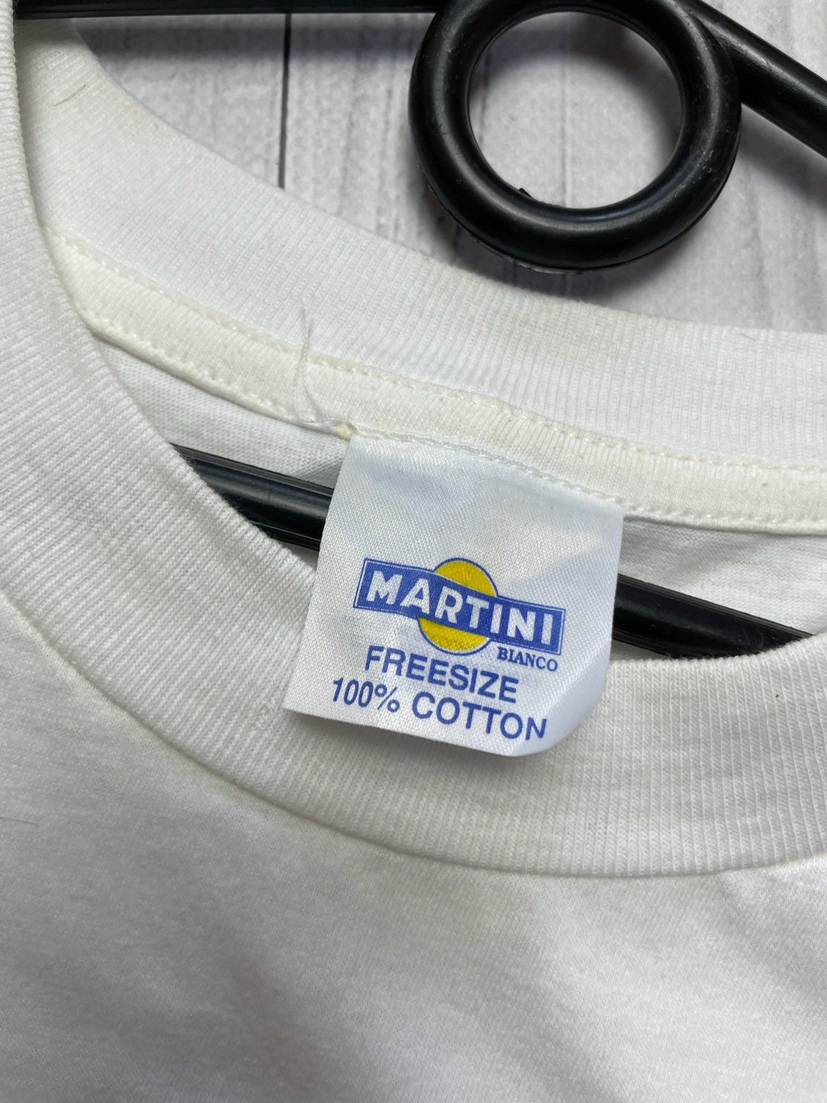 Martine Rose × Vintage Vintage Martini logo tee free size 1991 rare Size US M / EU 48-50 / 2 - 5 Thumbnail