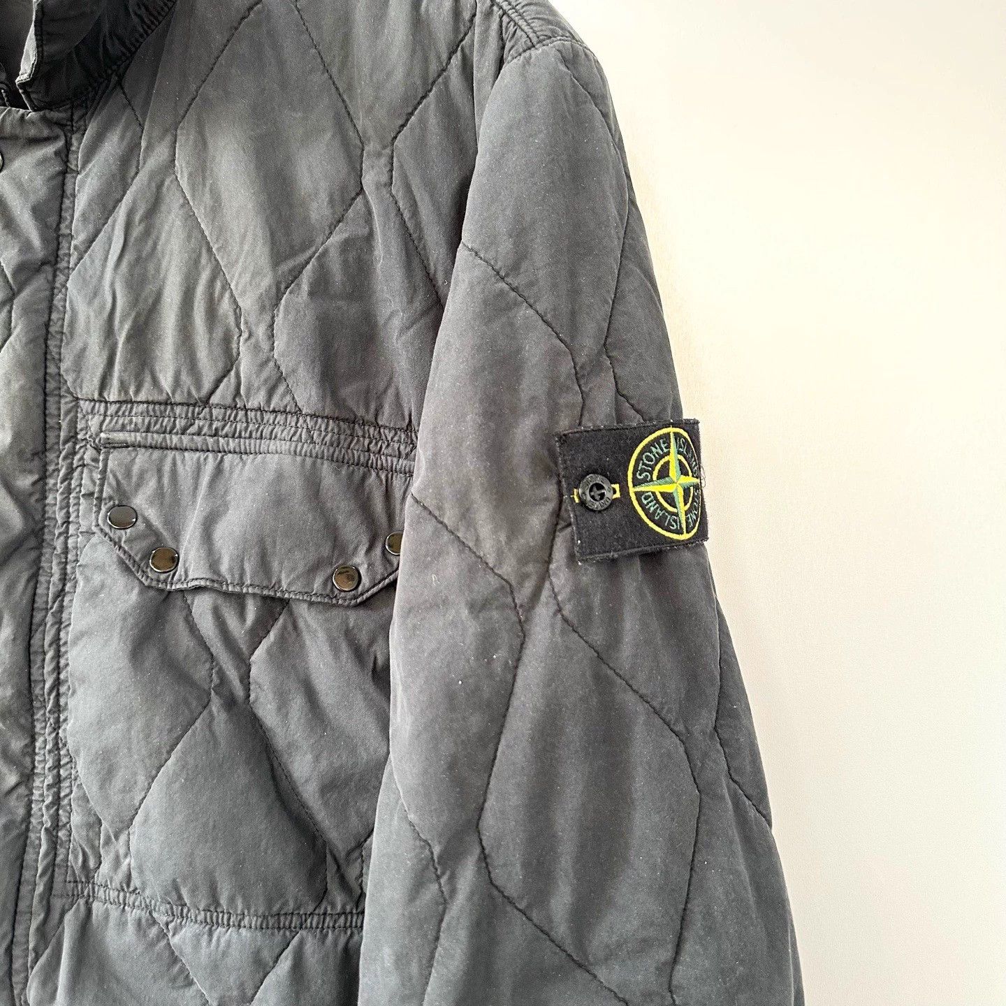 Stone Island STONE ISLAND FW24 Quilted Shirt Jacket Black S Size US S / EU 44-46 / 1 - 4 Thumbnail