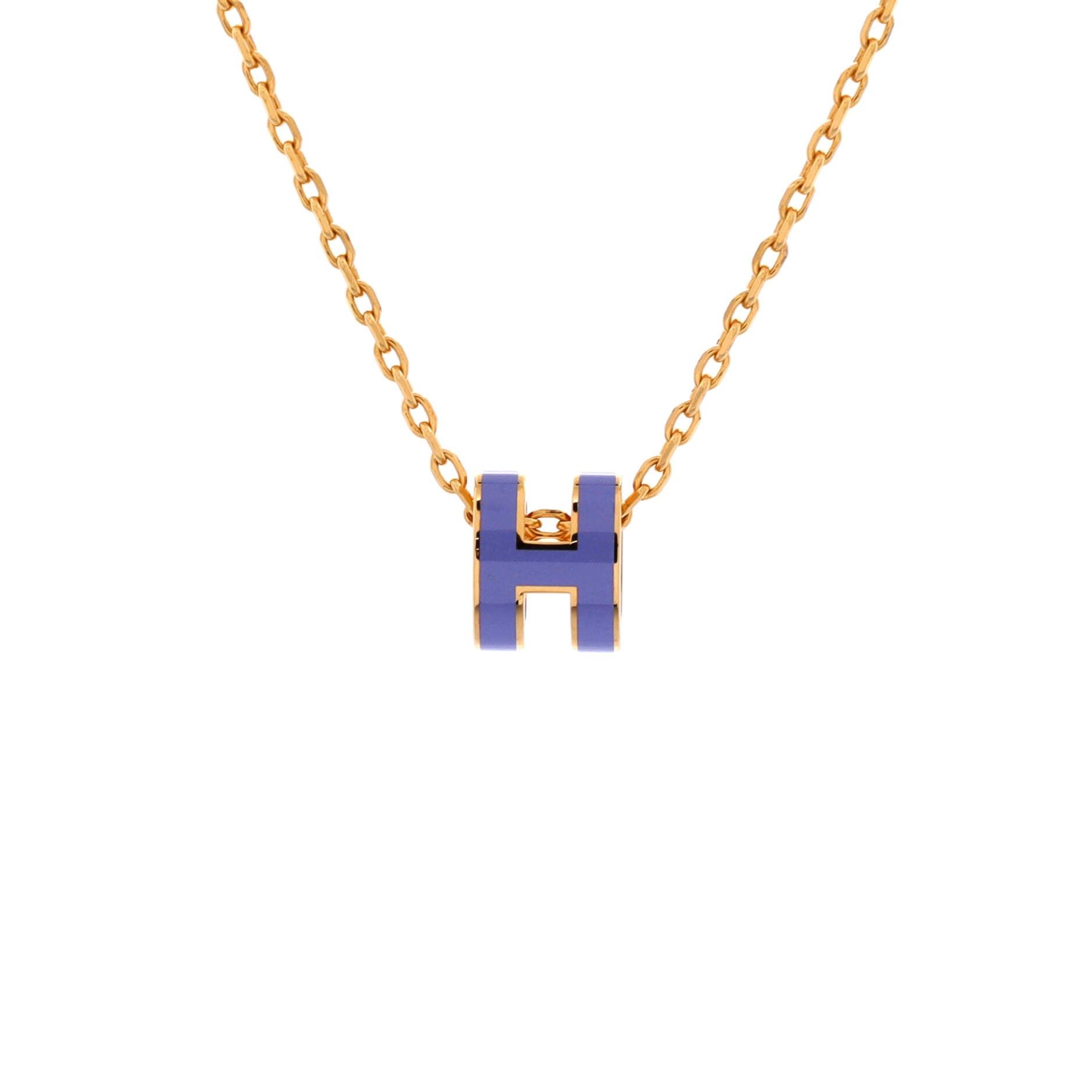 Hermes Pop H Pendant Chain Necklace Size ONE SIZE - 1 Thumbnail