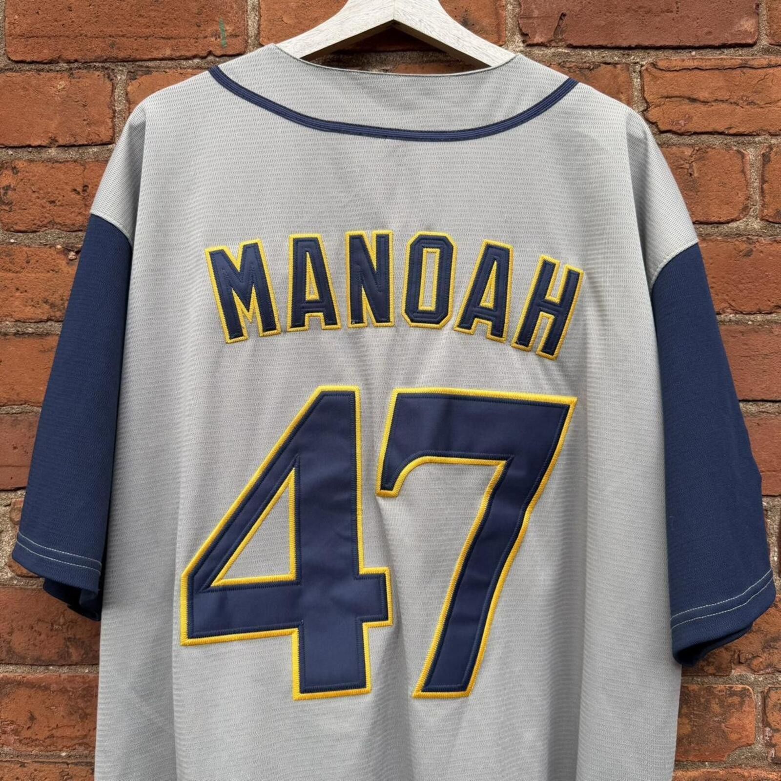 Nike West Virginia mountaineers Alek Manoah team Nike jersey XXL Size US XXL / EU 58 / 5 - 4 Thumbnail