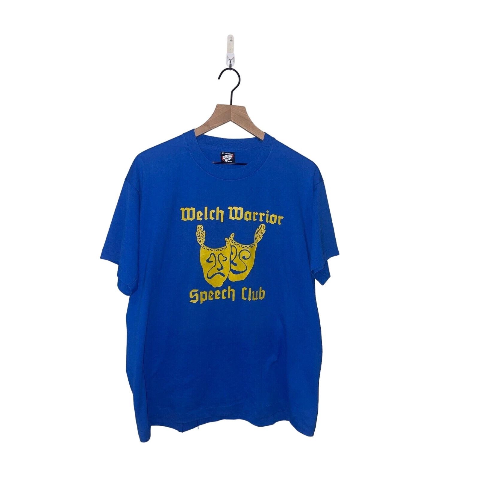 Other Vintage Theater Shirt Welch Warrior Speech Club Masks 90s XL Size US XL / EU 56 / 4 - 1 Thumbnail