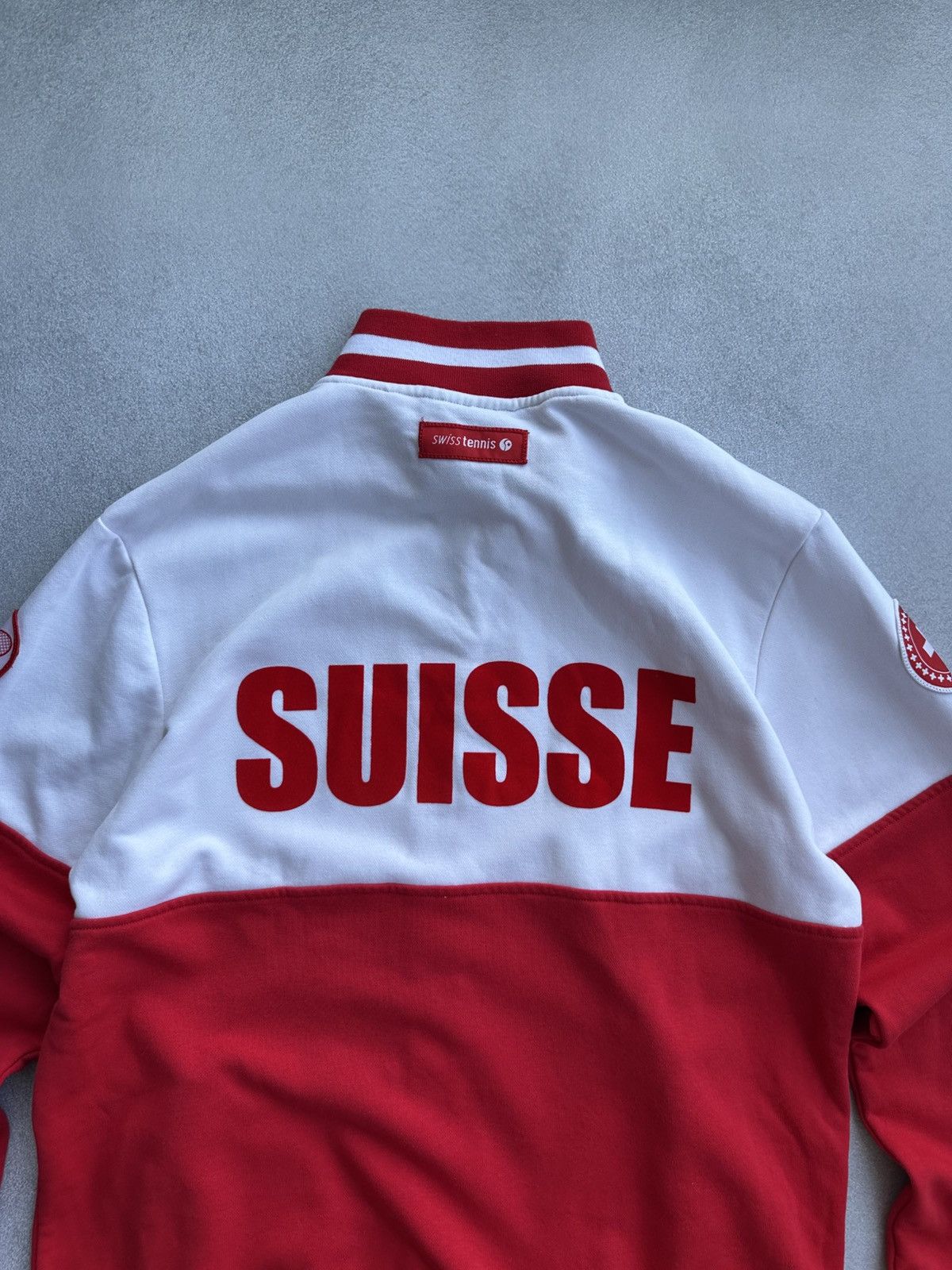 Vintage VTG Suisse Tennis Roger Federer RF National Zip Hoodie Size US L / EU 52-54 / 3 - 2 Thumbnail