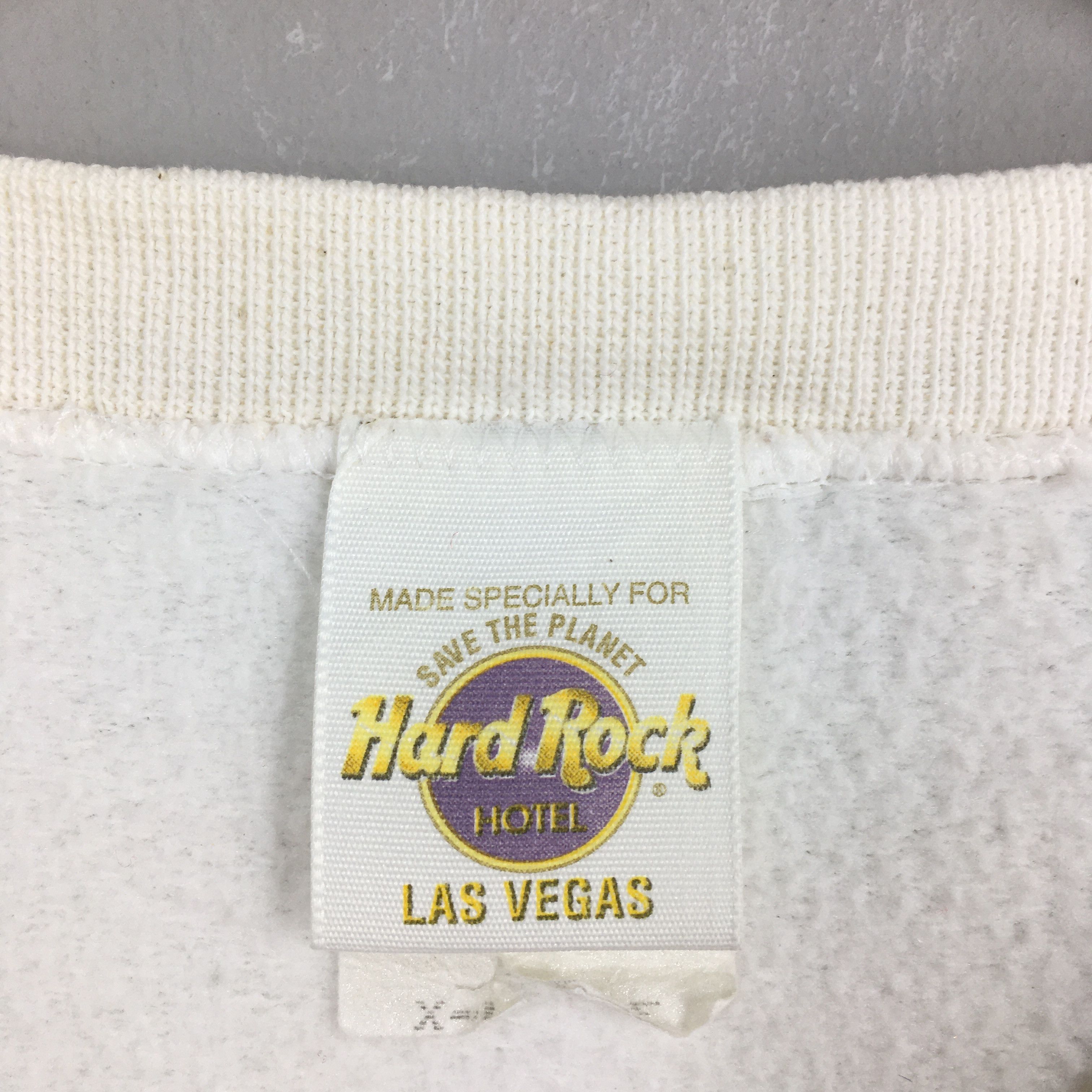 Hard Rock Cafe × Vintage Vintage 90’s Hard Rock Cafe Las Vegas Usa Sweatshirt XLarge Size US XL / EU 56 / 4 - 5 Thumbnail