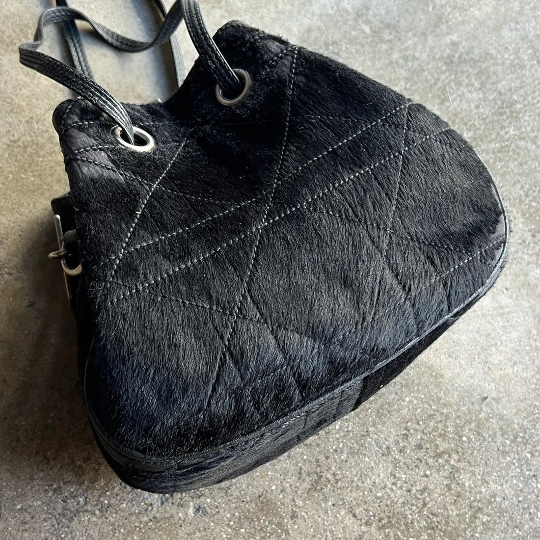 Dior Dior Ponyhair Cannage Bag (Super Rare) Size ONE SIZE - 2 Thumbnail