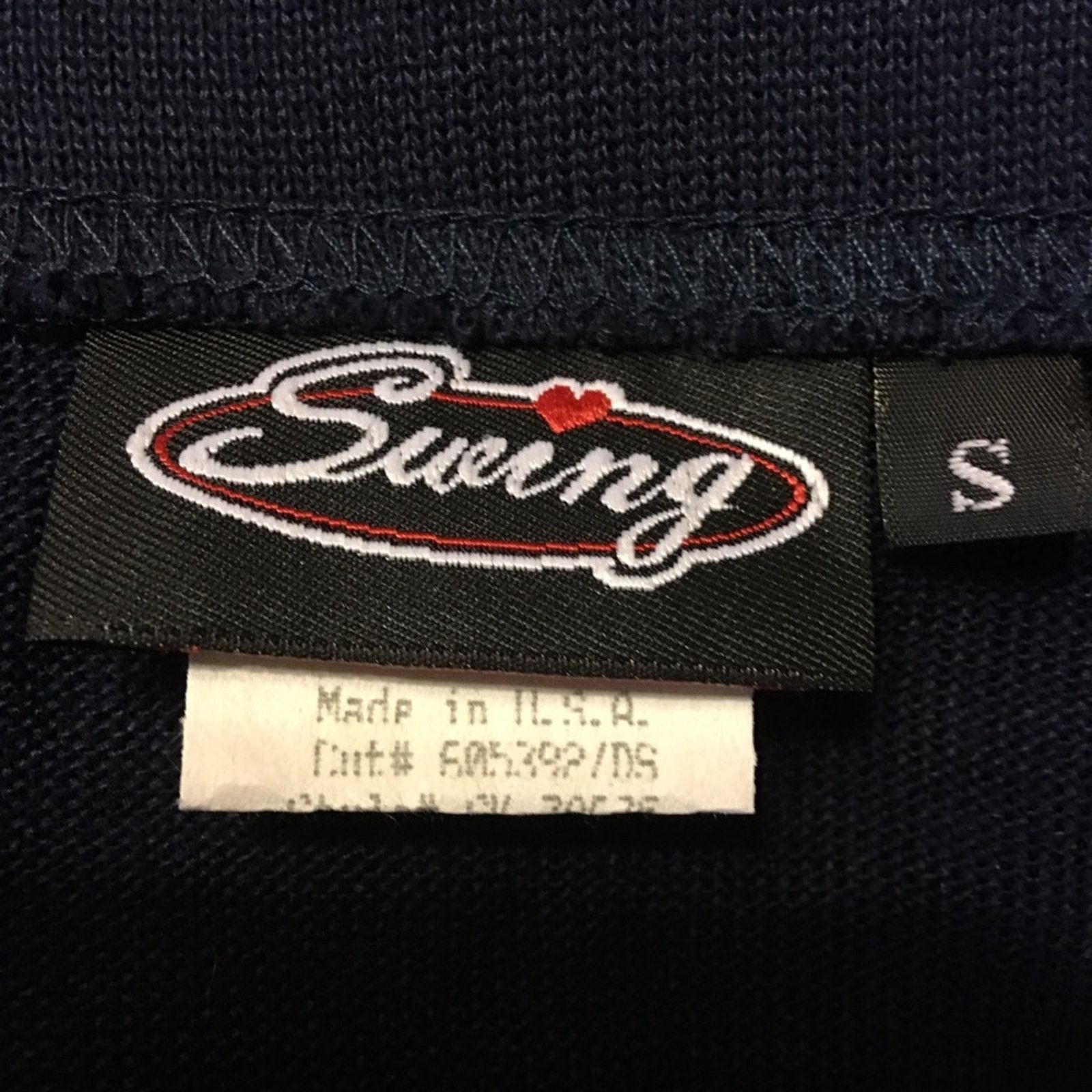 Other Swing navy elastic waist pull on skirt S Size 28" / US 6 / IT 42 - 6 Thumbnail