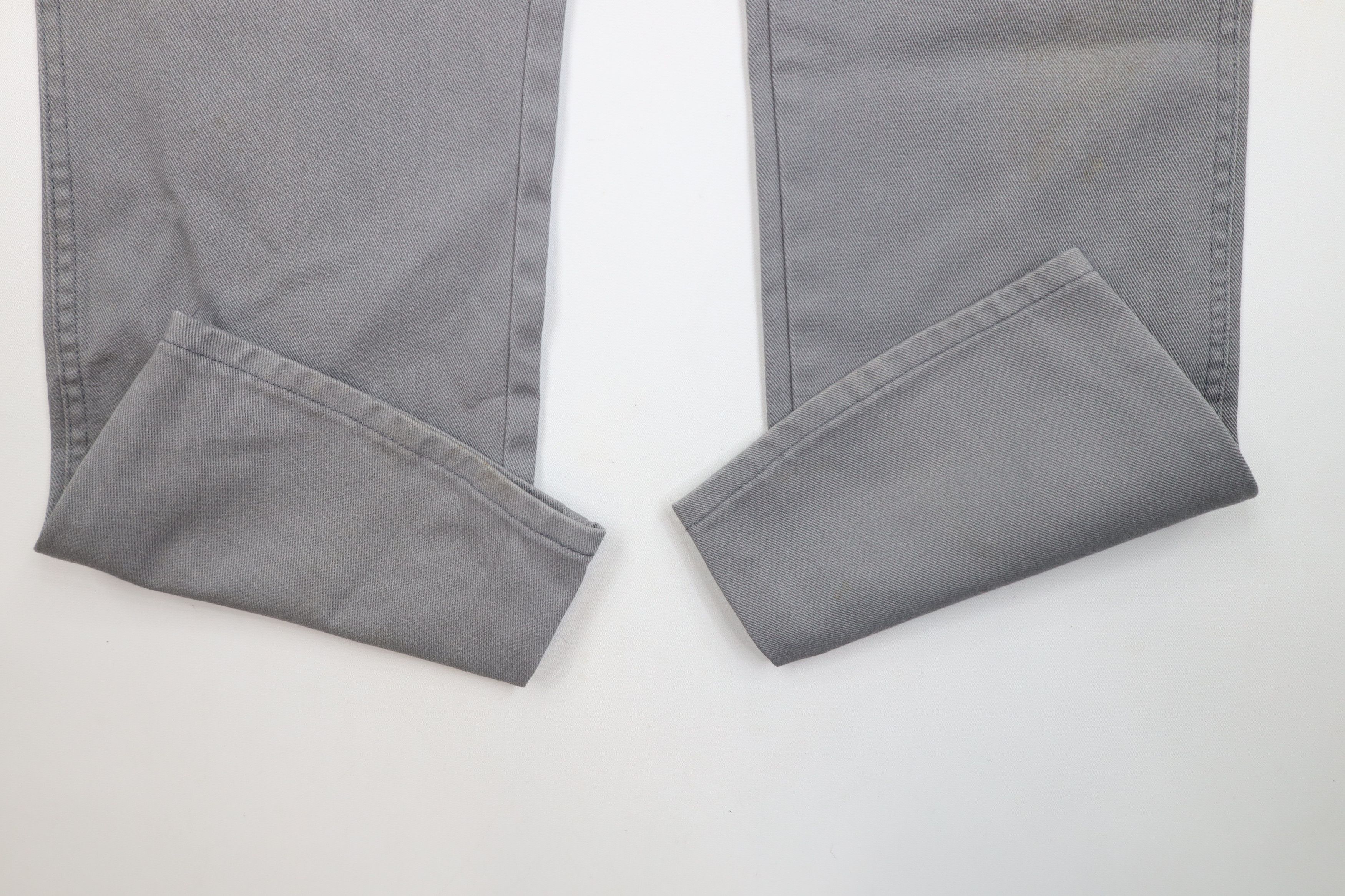 Dickies × Vintage Vintage 70s Dickies Flared Wide Leg Denim Jeans Gray USA Size US 34 / EU 50 - 5 Thumbnail
