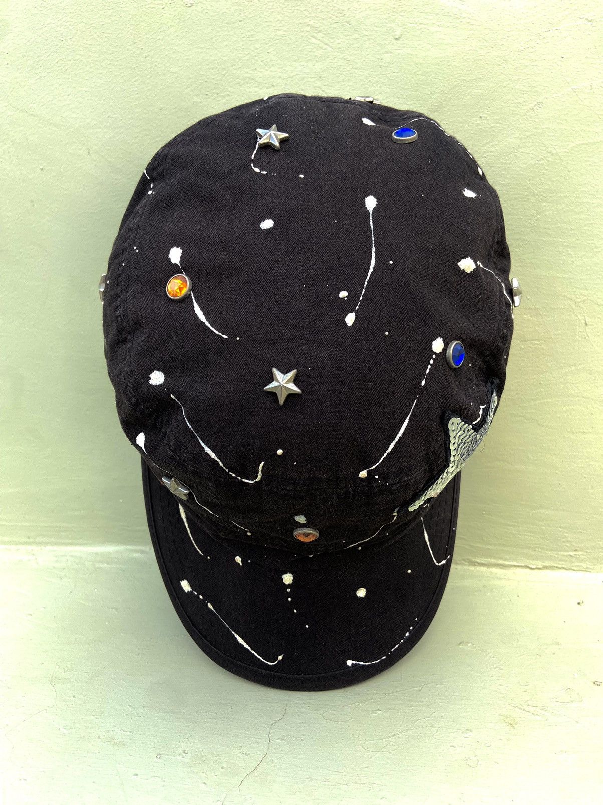 If Six Was Nine 2000s GGPX punk big star studded patrol hat Size ONE SIZE - 7 Thumbnail