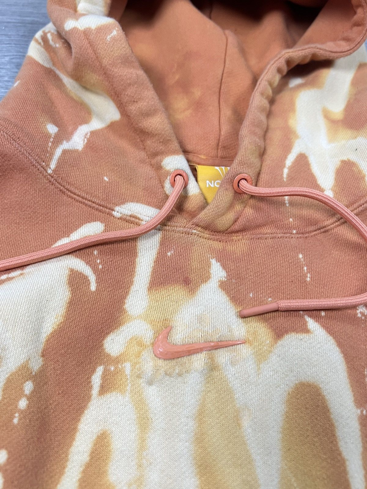 NOCTA × Nike Nike x NOCTA Custom Bleached Tie-Dye Center Swoosh Hoodie Size US M / EU 48-50 / 2 - 7 Thumbnail