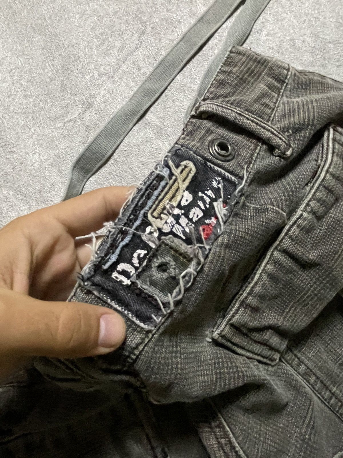If Six Was Nine Skull DE PUTA MADRE Archive Denim Japan DPM69 Size US 30 / EU 46 - 10 Thumbnail