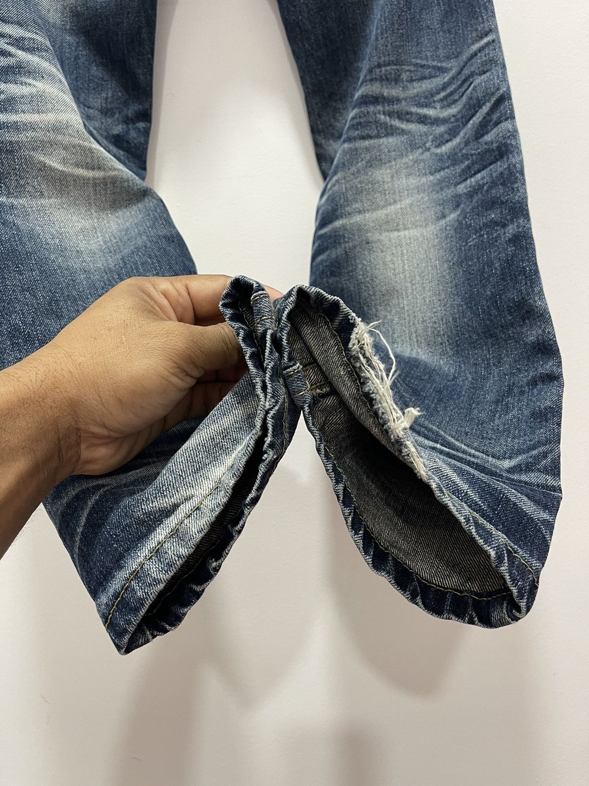 Japanese Brand × Vintage VINTAGE LOLITA EMBROIDERY DISTRESSED DENIM JEANS Size 28" / US 6 / IT 42 - 5 Thumbnail