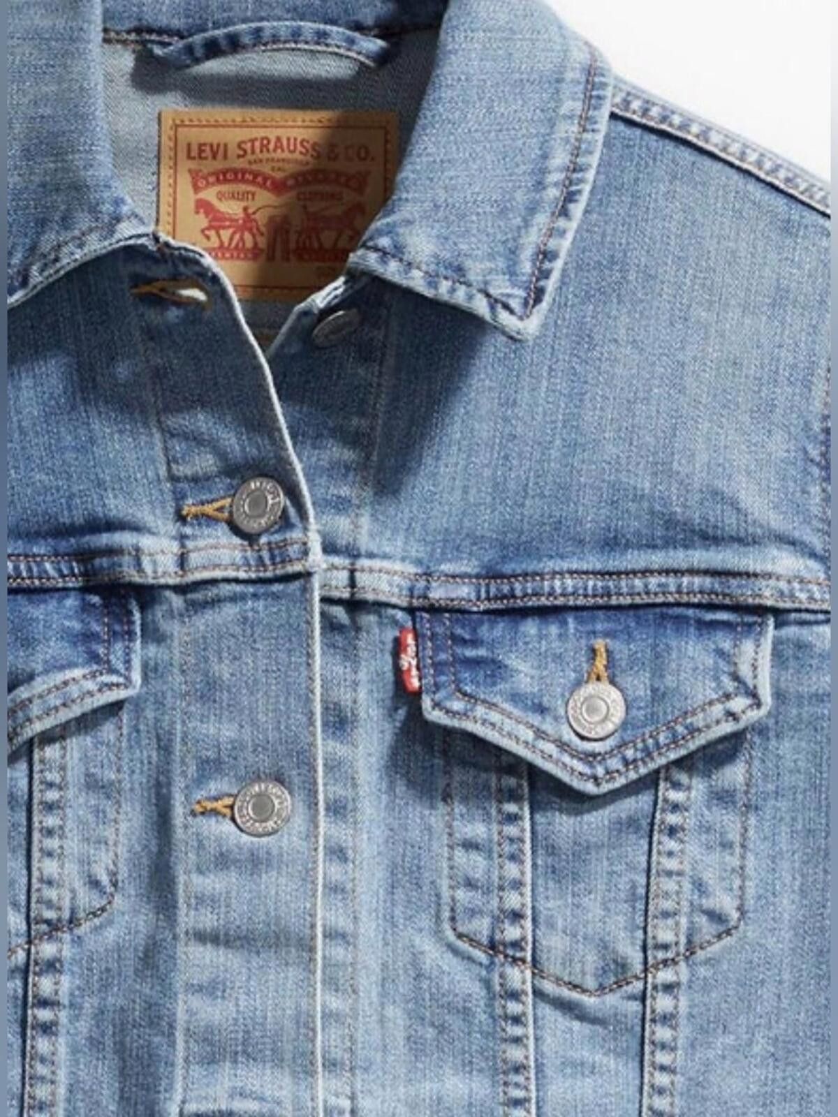 Levi's Levi’s / Original Trucker Denim Jacket / XS Light Wash Size XS / US 0-2 / IT 36-38 - 2 Thumbnail