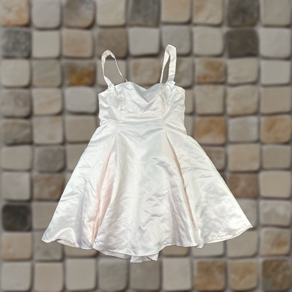 Lulus Lulus Dress Ladies Large Pink Satin Blouson Party/Cocktail Sleeveless  Zip Cowl Neck A-Line, Sheath, Shift Short Dress | Grailed