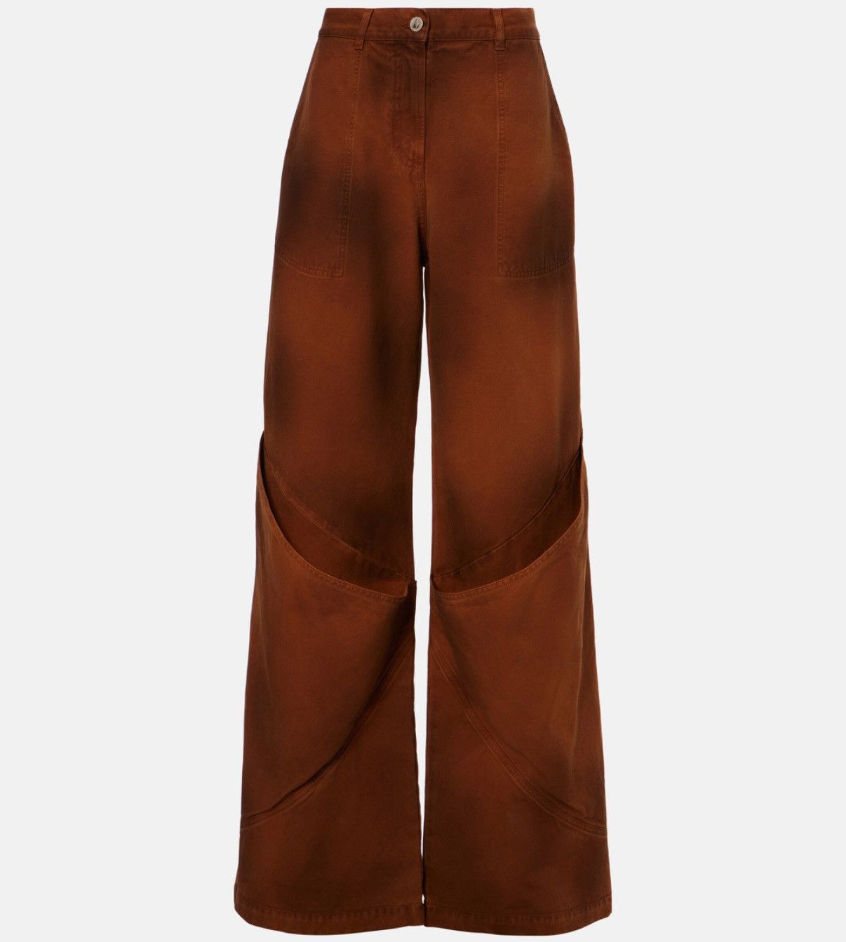 The Attico The Attico wide leg jeans camel Size 25" / US 0 / IT 36 - 5 Thumbnail