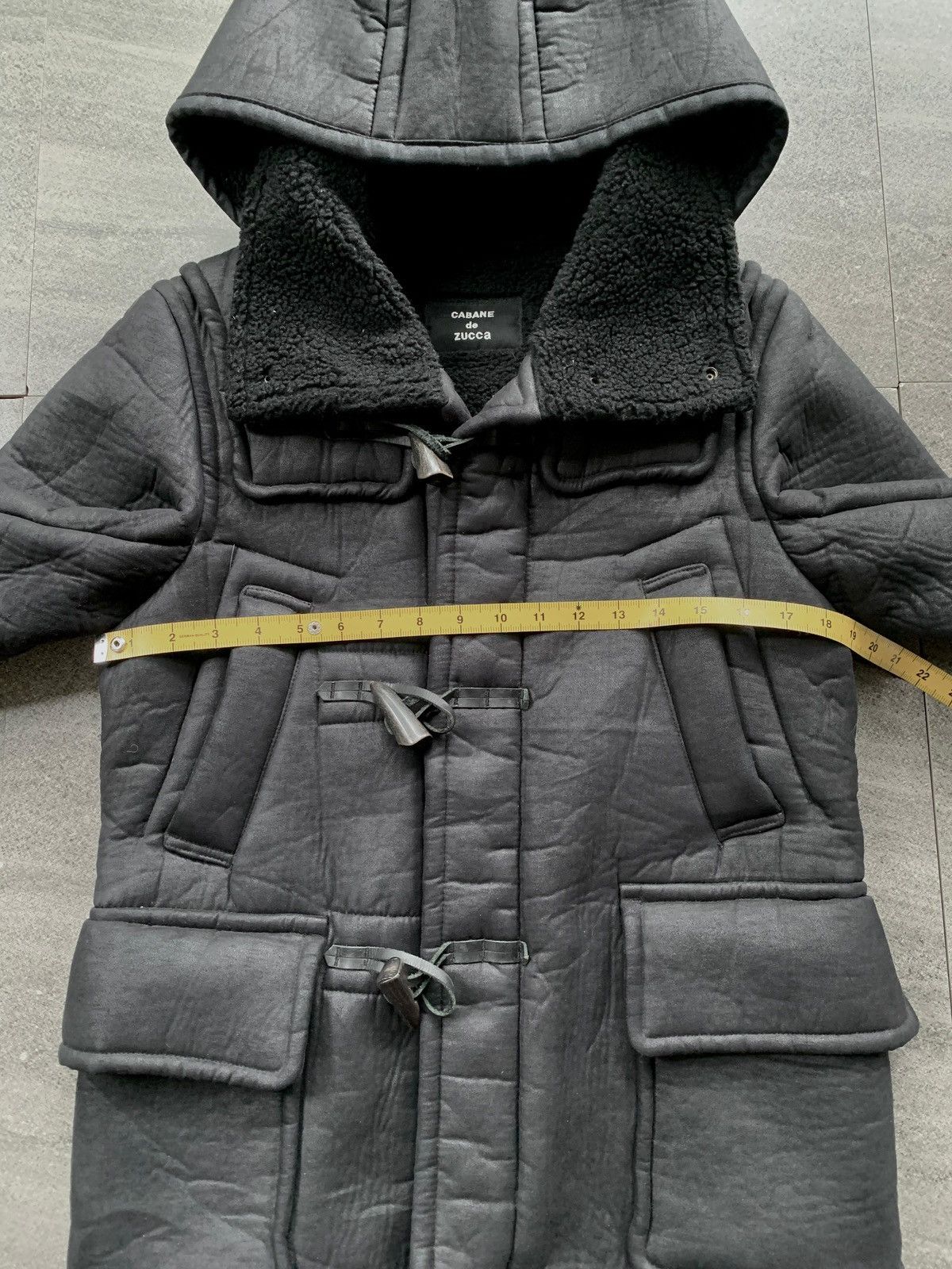 Issey Miyake FREE TAX! Cabane de Zucca PU Leather Sherpa Jacket Size US S / EU 44-46 / 1 - 11 Thumbnail