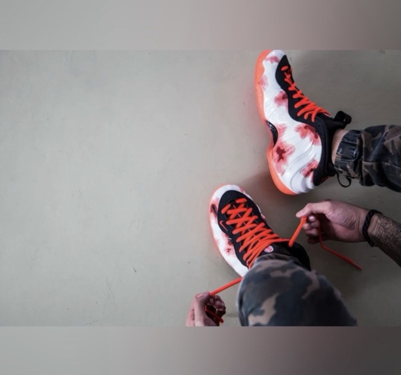 Nike Nike Air Foamposite One Prm Thermal Map, men's size 9.5 Size US 9.5 / EU 42-43 - 3 Thumbnail