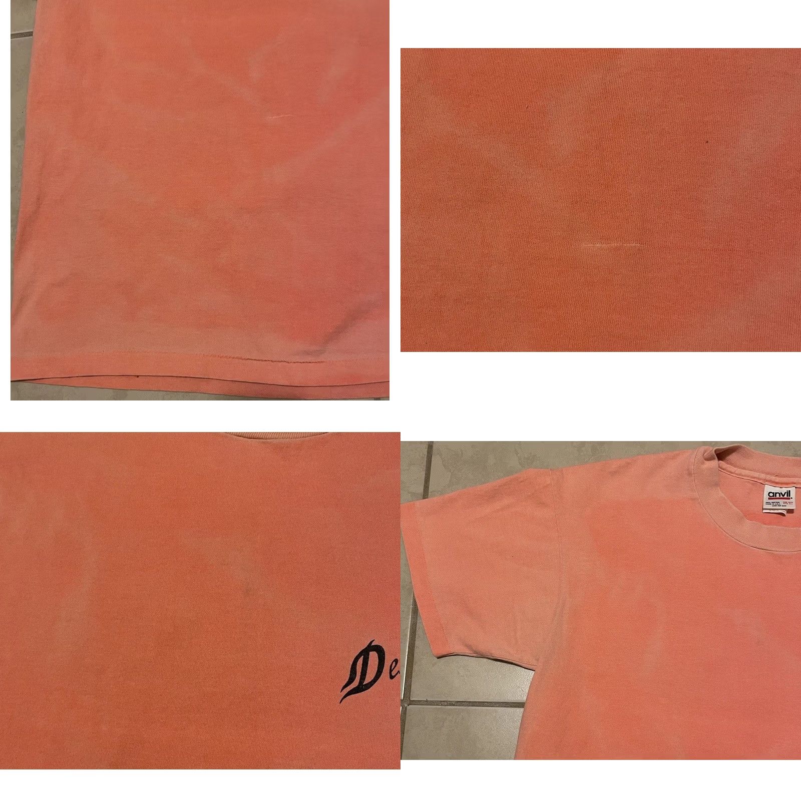 Vintage VINTAGE Della Roses Belair Inn Shirt M Orange 90s 80s Concert Baltimore Maryland Single Stitch Grunge Rock T-Shirt Mens Size US M / EU 48-50 / 2 - 8 Thumbnail
