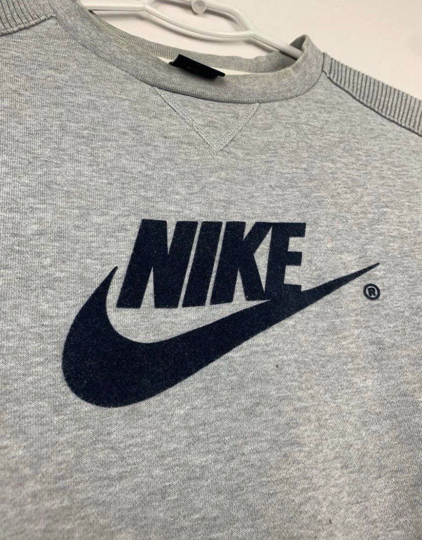 Nike × Vintage Vintage Nike Sweatshirt Big Logo Baggy Swoosh y2k 90s Size US L / EU 52-54 / 3 - 4 Thumbnail
