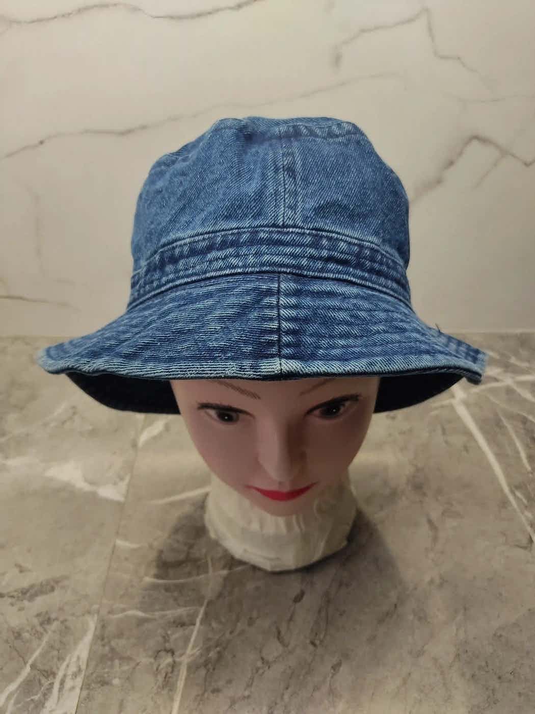 Japanese Brand Vintage Japanese Brand Denim Style Bucket Hat Size ONE SIZE - 2 Thumbnail