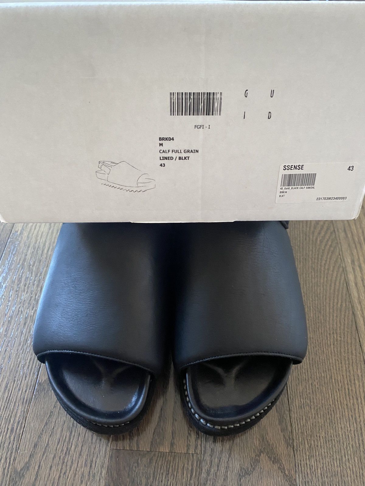 Guidi GUIDI BRK04 CALF FULL GRAIN SANDALS Size US 10 / EU 43 - 3 Thumbnail