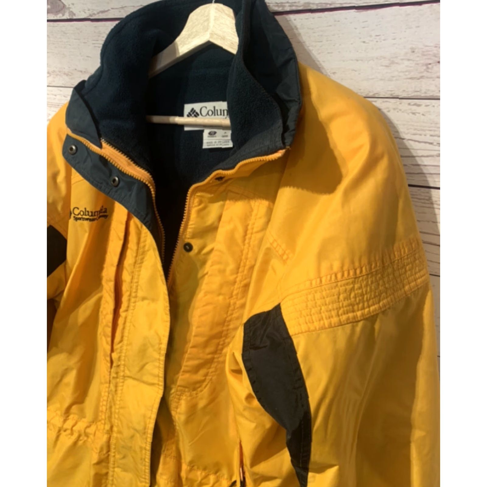 Doublet Columbia Sportswear Women's Jacket Zip Up Double Lined Yellow&Black Size Sm Size S / US 4 / IT 40 - 3 Thumbnail