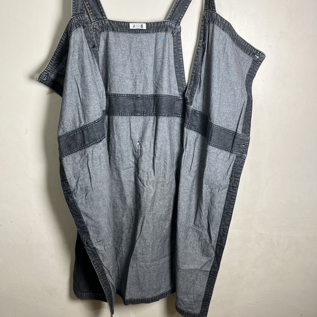 Issey Miyake 80's I.S Issey Miyake - Tsumori Chisato Denim Jumper Dress Size S / US 4 / IT 40 - 9 Thumbnail